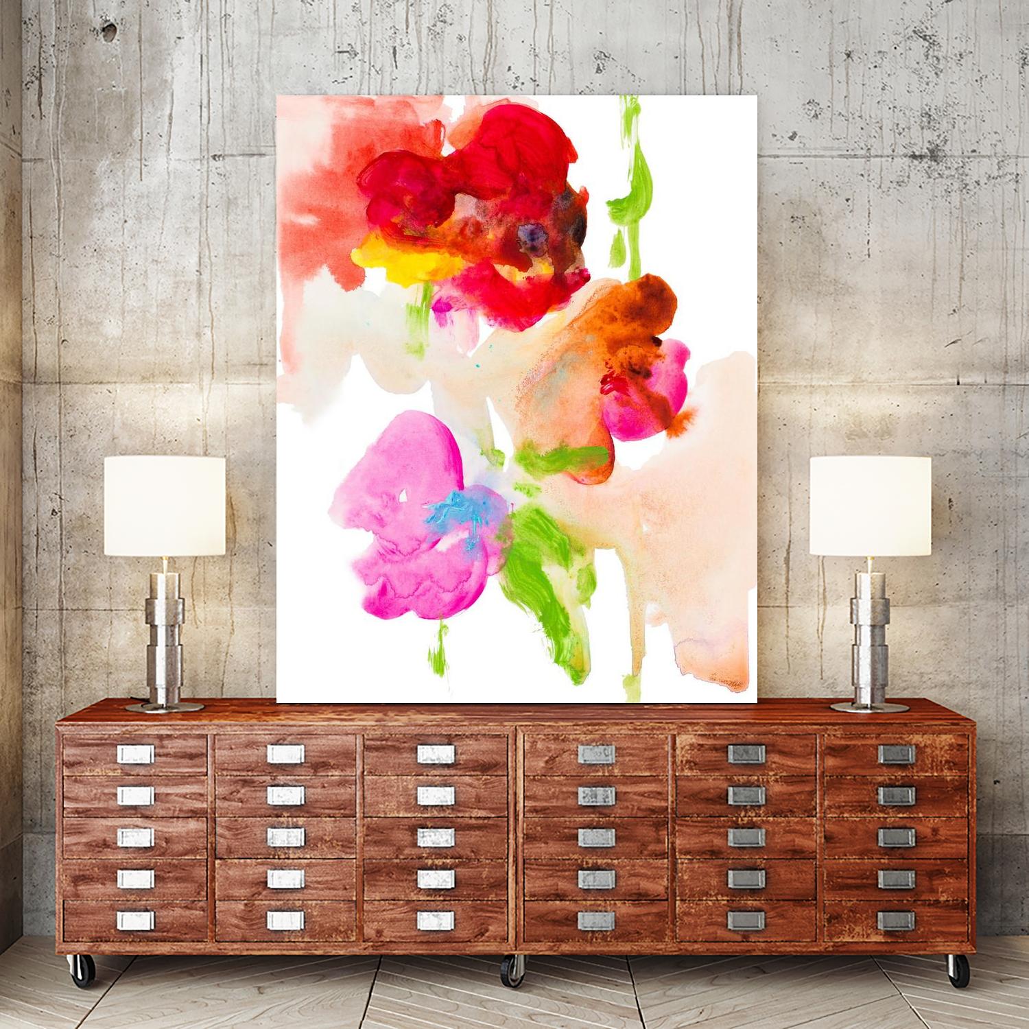 Abstract Flower Study by Lanie Loreth on GIANT ART - Multi Abstract