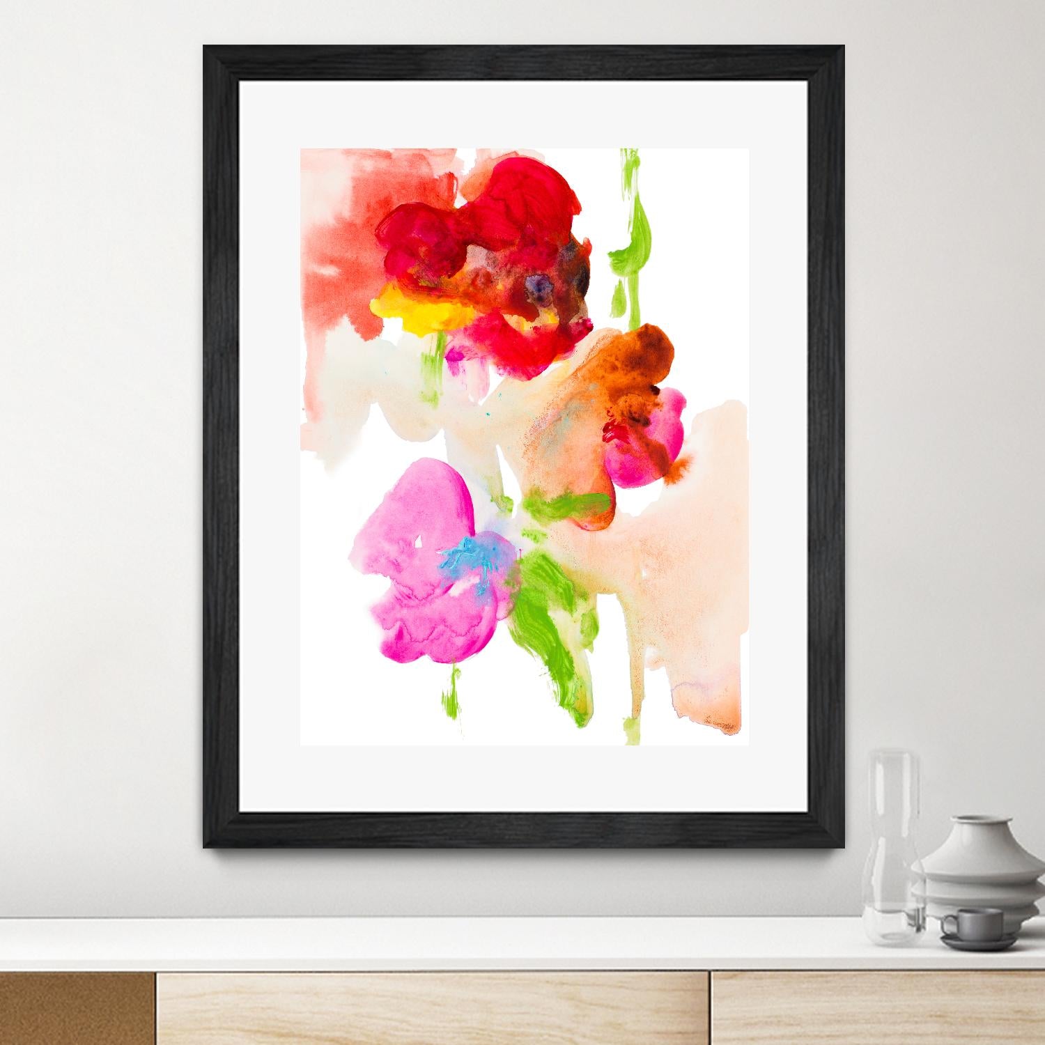 Abstract Flower Study by Lanie Loreth on GIANT ART - Multi Abstract