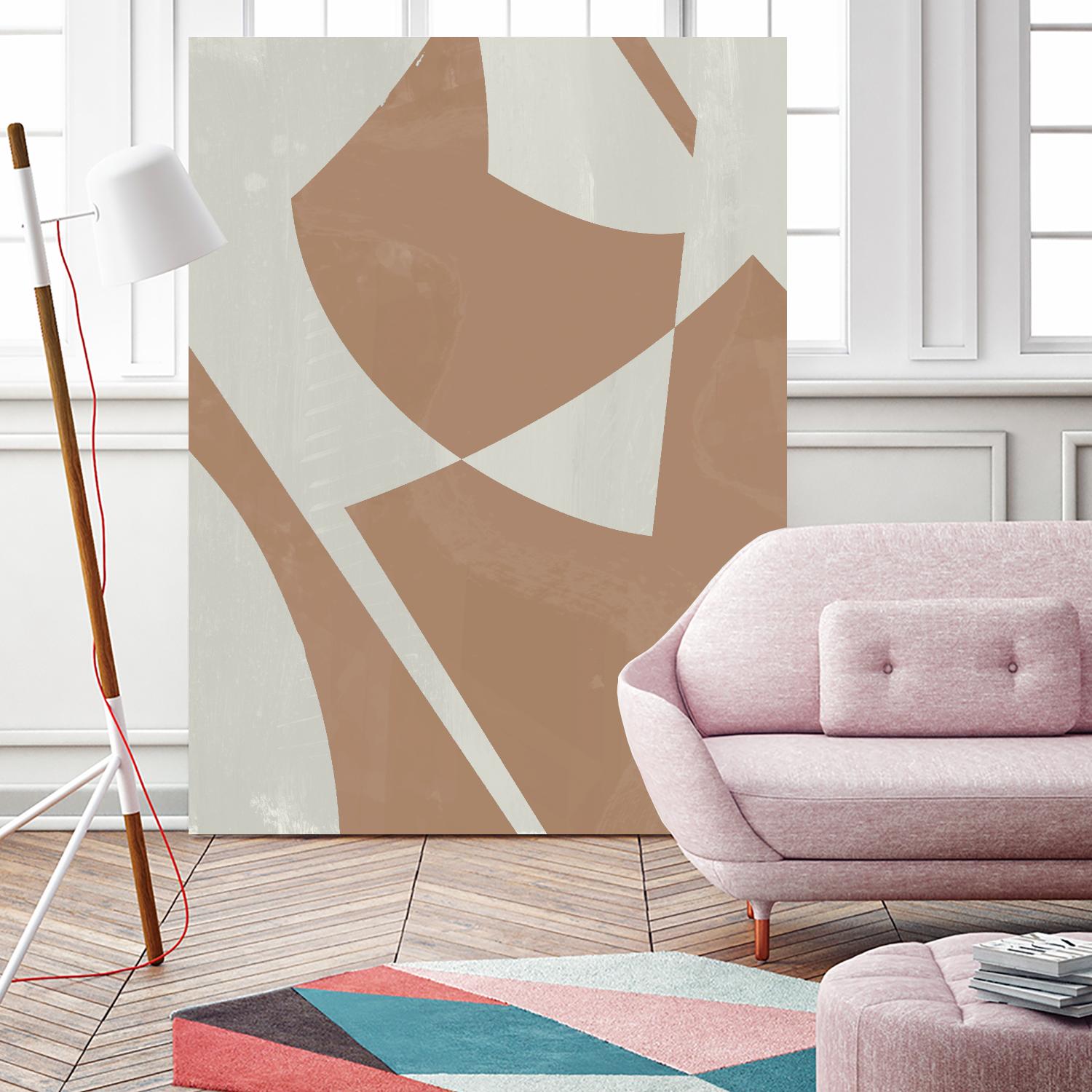 Beige Machine Abstract by Dan Meneely on GIANT ART - beige Abstract