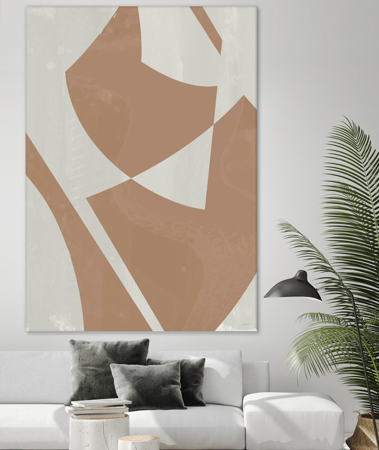 Beige Machine Abstract by Dan Meneely on GIANT ART - beige Abstract