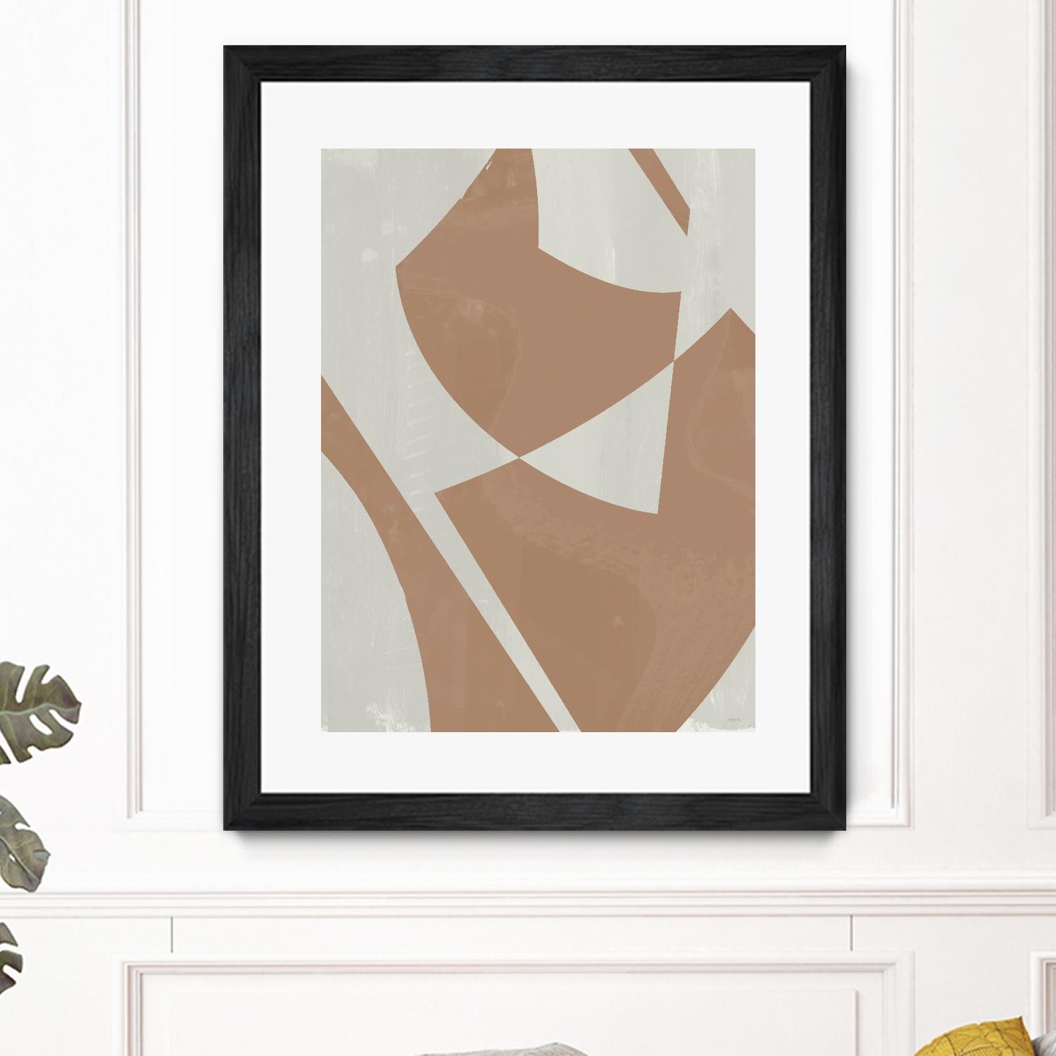 Beige Machine Abstract by Dan Meneely on GIANT ART - beige Abstract