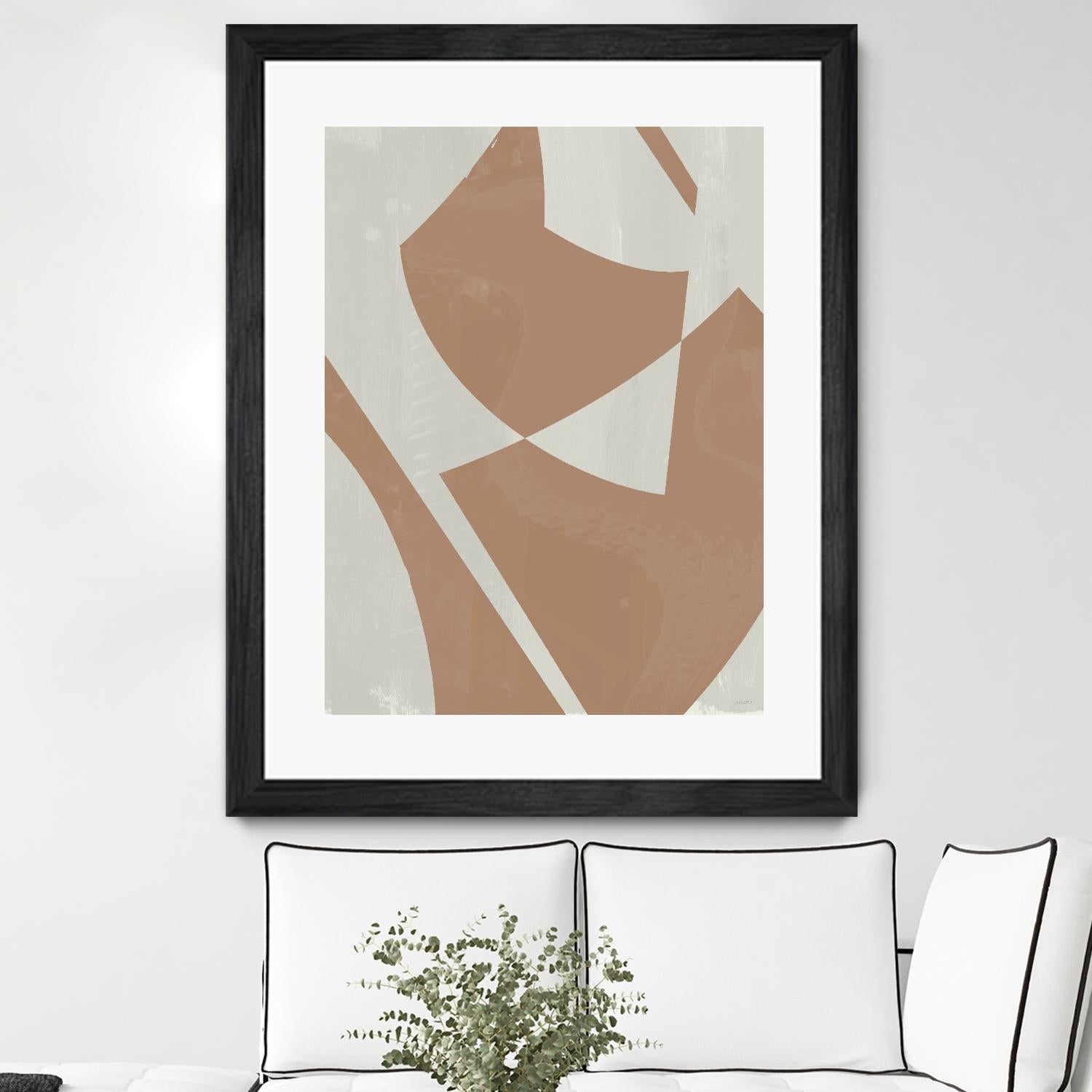 Beige Machine Abstract by Dan Meneely on GIANT ART - beige Abstract