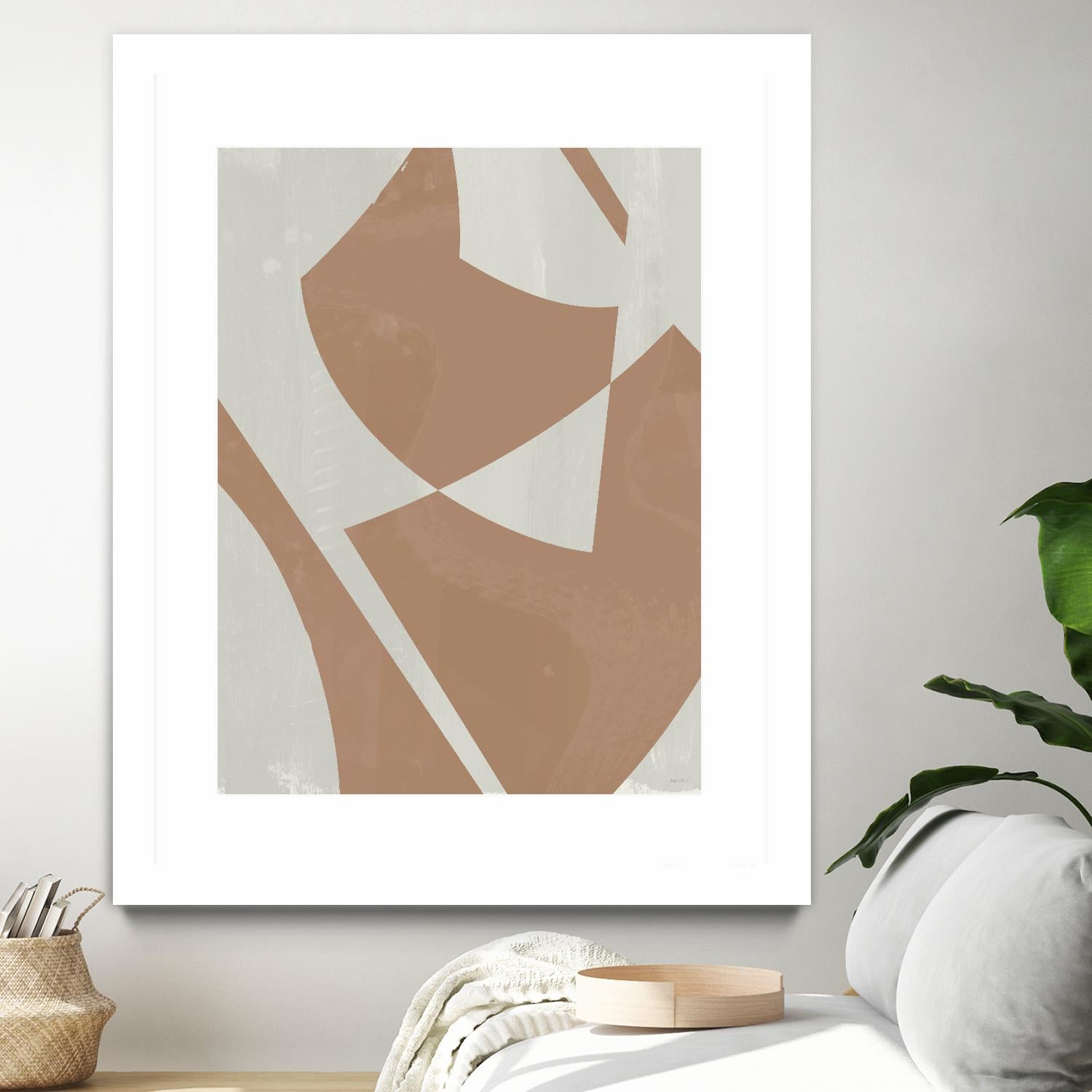 Beige Machine Abstract by Dan Meneely on GIANT ART - beige Abstract