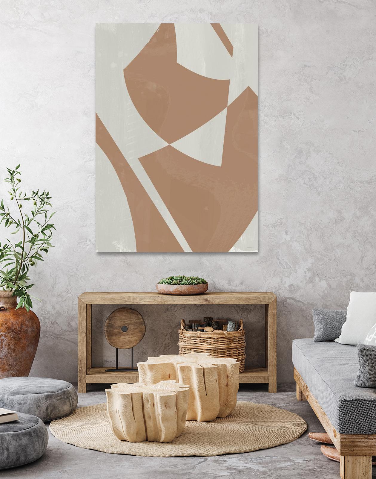 Beige Machine Abstract by Dan Meneely on GIANT ART - beige Abstract