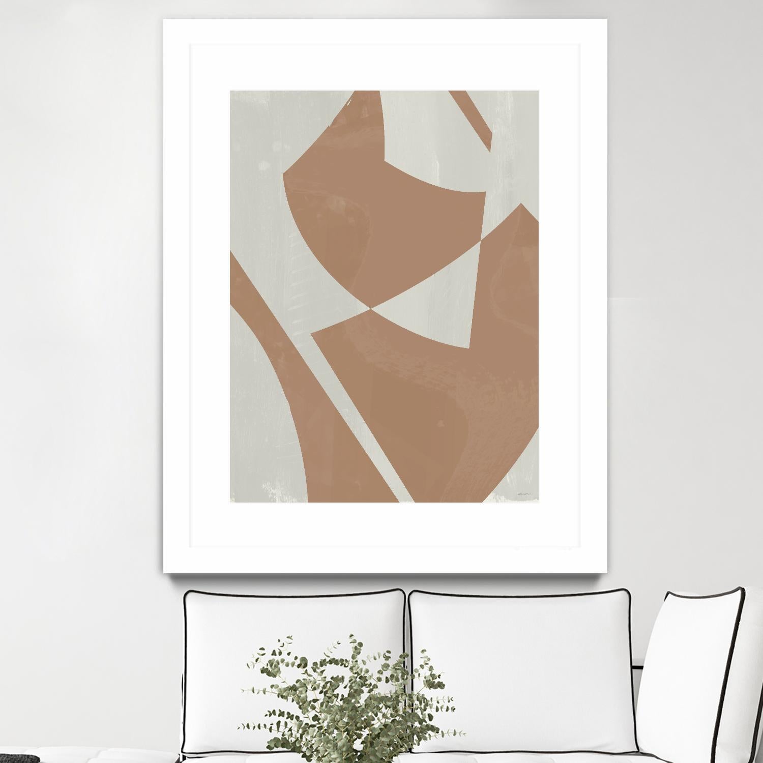 Beige Machine Abstract by Dan Meneely on GIANT ART - beige Abstract