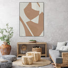 Beige Machine Abstract by Dan Meneely on GIANT ART - beige Abstract