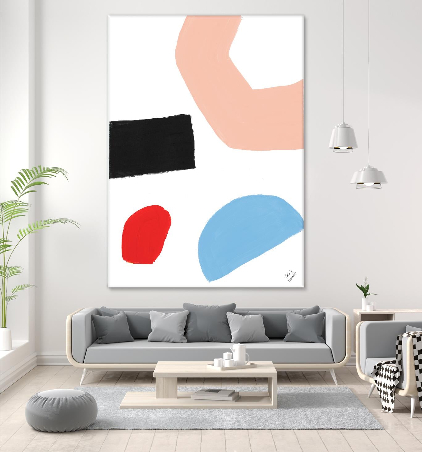 Bright Shape of Things II by Lanie Loreth on GIANT ART - multi abstract