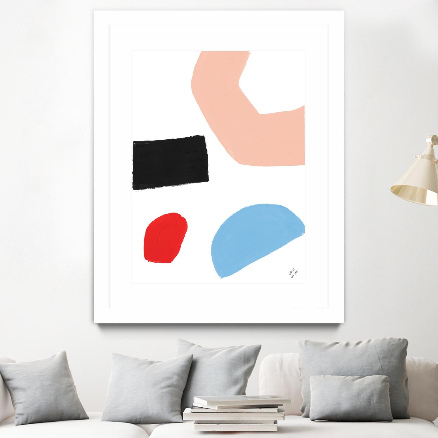 Bright Shape of Things II by Lanie Loreth on GIANT ART - multi abstract