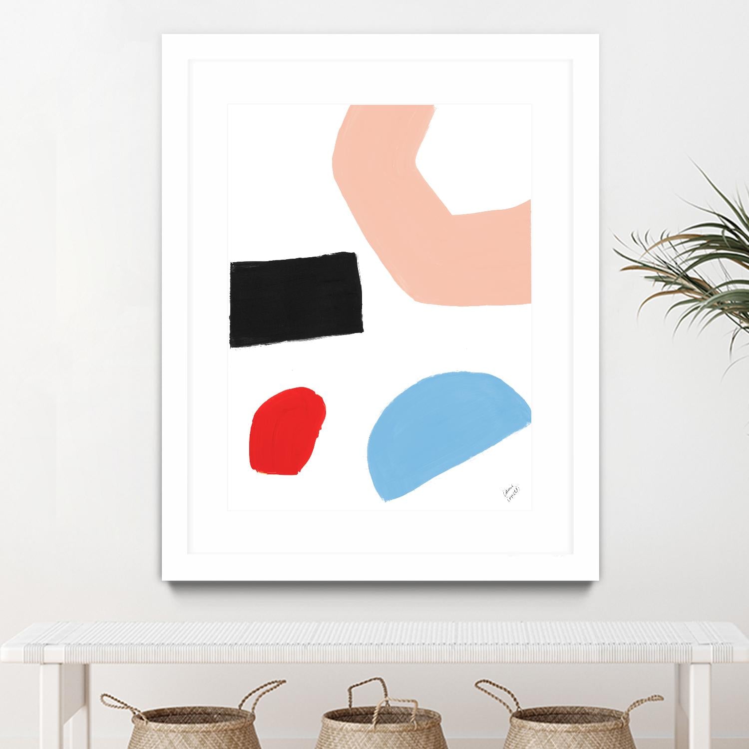Bright Shape of Things II by Lanie Loreth on GIANT ART - multi abstract