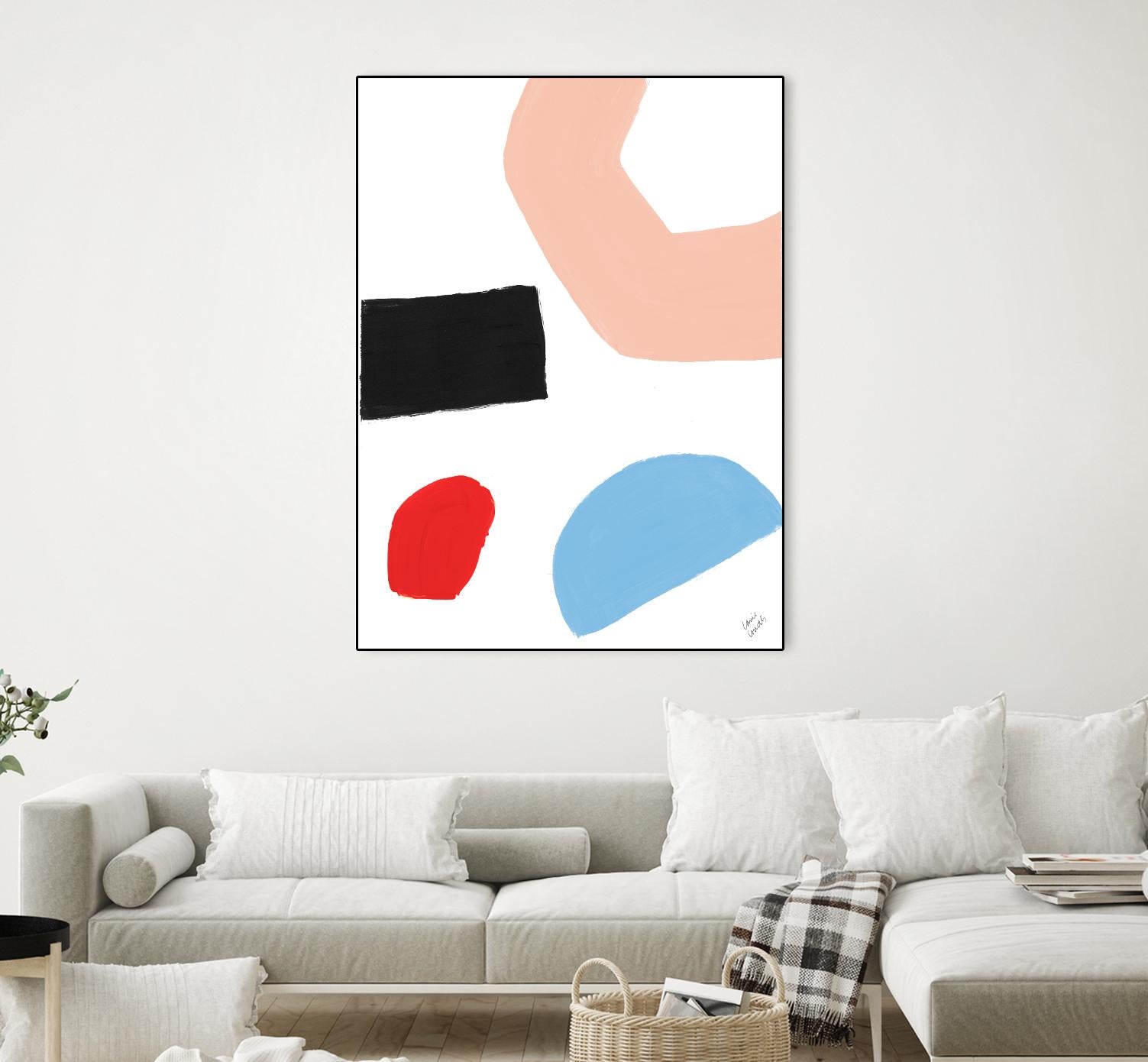 Bright Shape of Things II by Lanie Loreth on GIANT ART - multi abstract