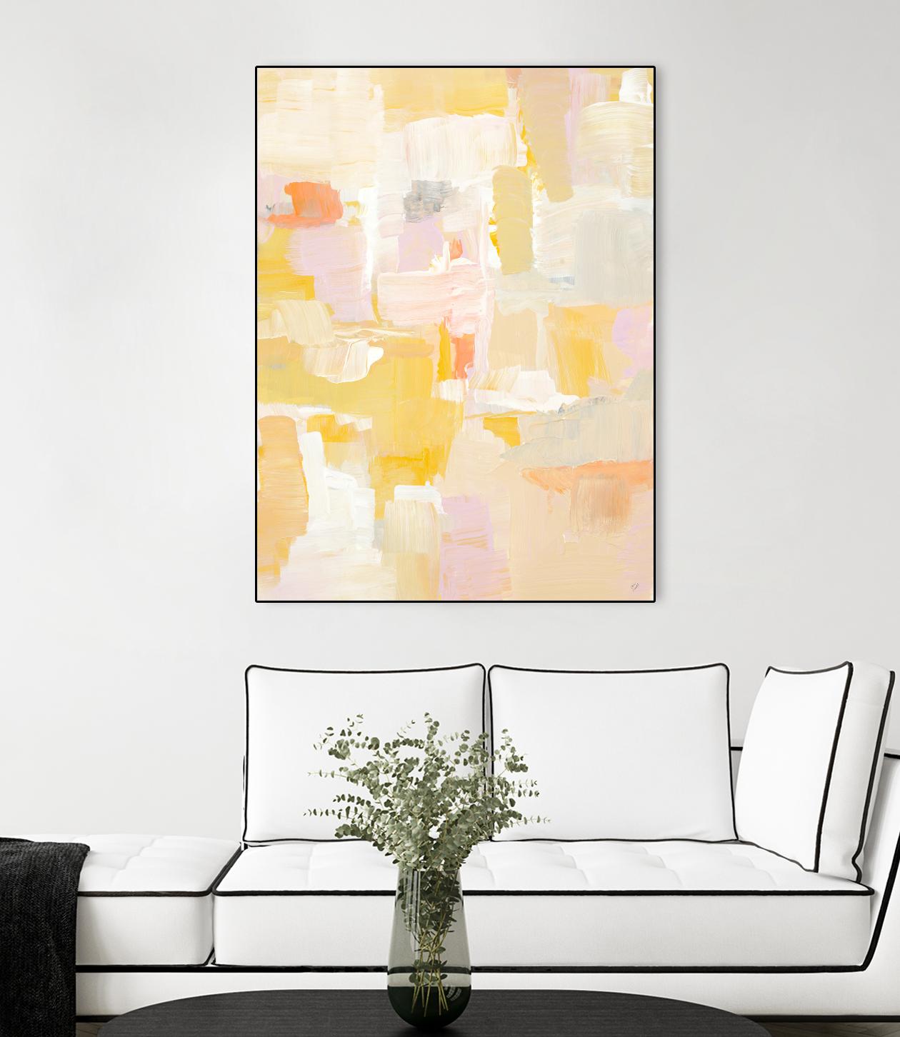 Peace I See by Lanie Loreth on GIANT ART - yellow abstract