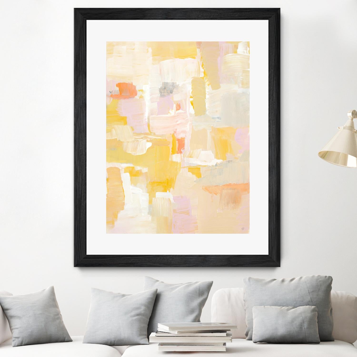 Peace I See by Lanie Loreth on GIANT ART - yellow abstract
