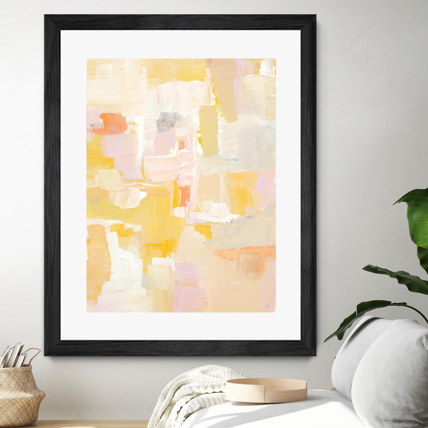 Peace I See by Lanie Loreth on GIANT ART - yellow abstract