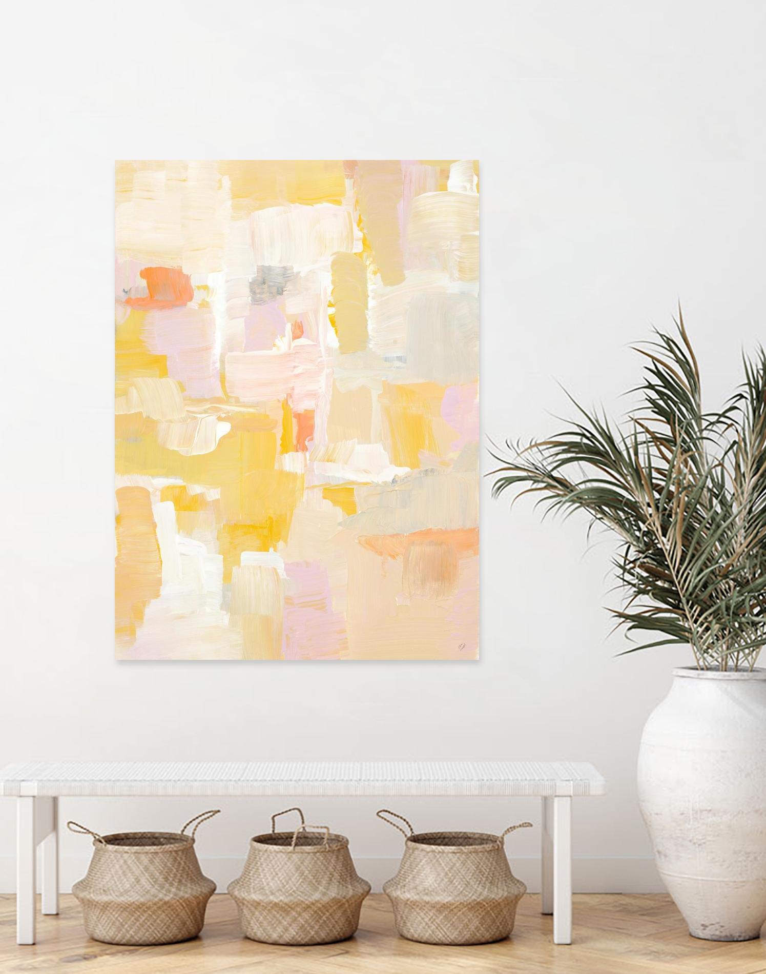 Peace I See by Lanie Loreth on GIANT ART - yellow abstract