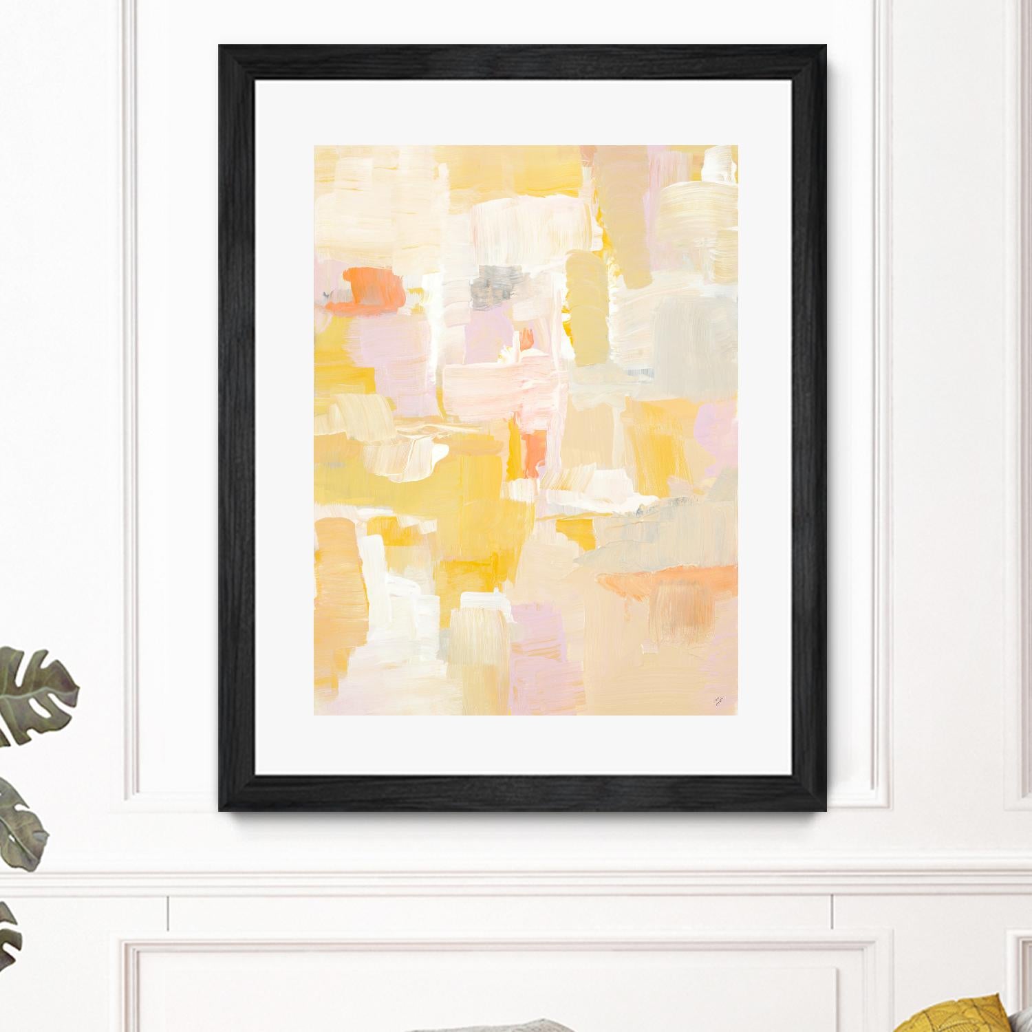 Peace I See by Lanie Loreth on GIANT ART - yellow abstract