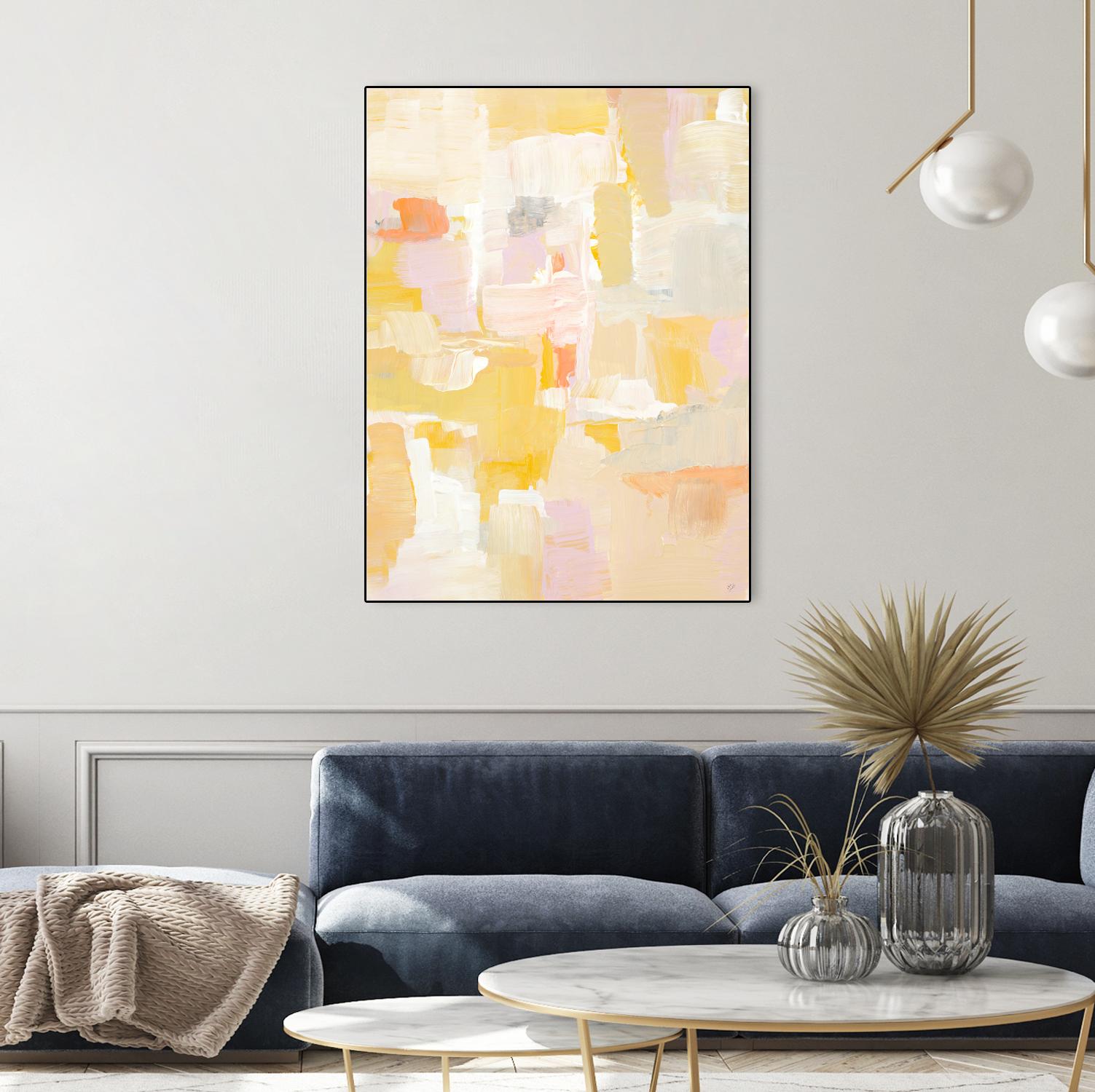 Peace I See by Lanie Loreth on GIANT ART - yellow abstract