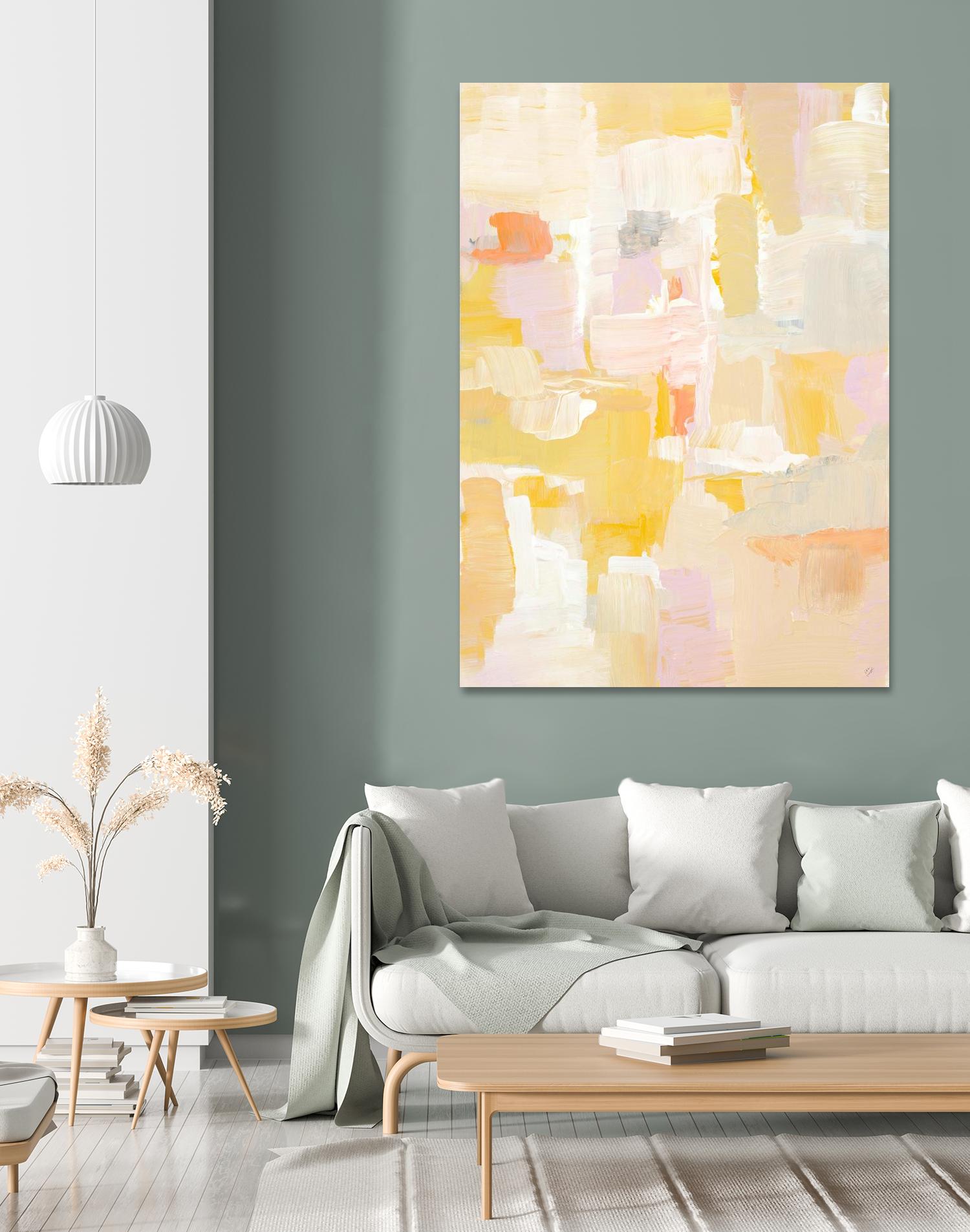 Peace I See by Lanie Loreth on GIANT ART - yellow abstract