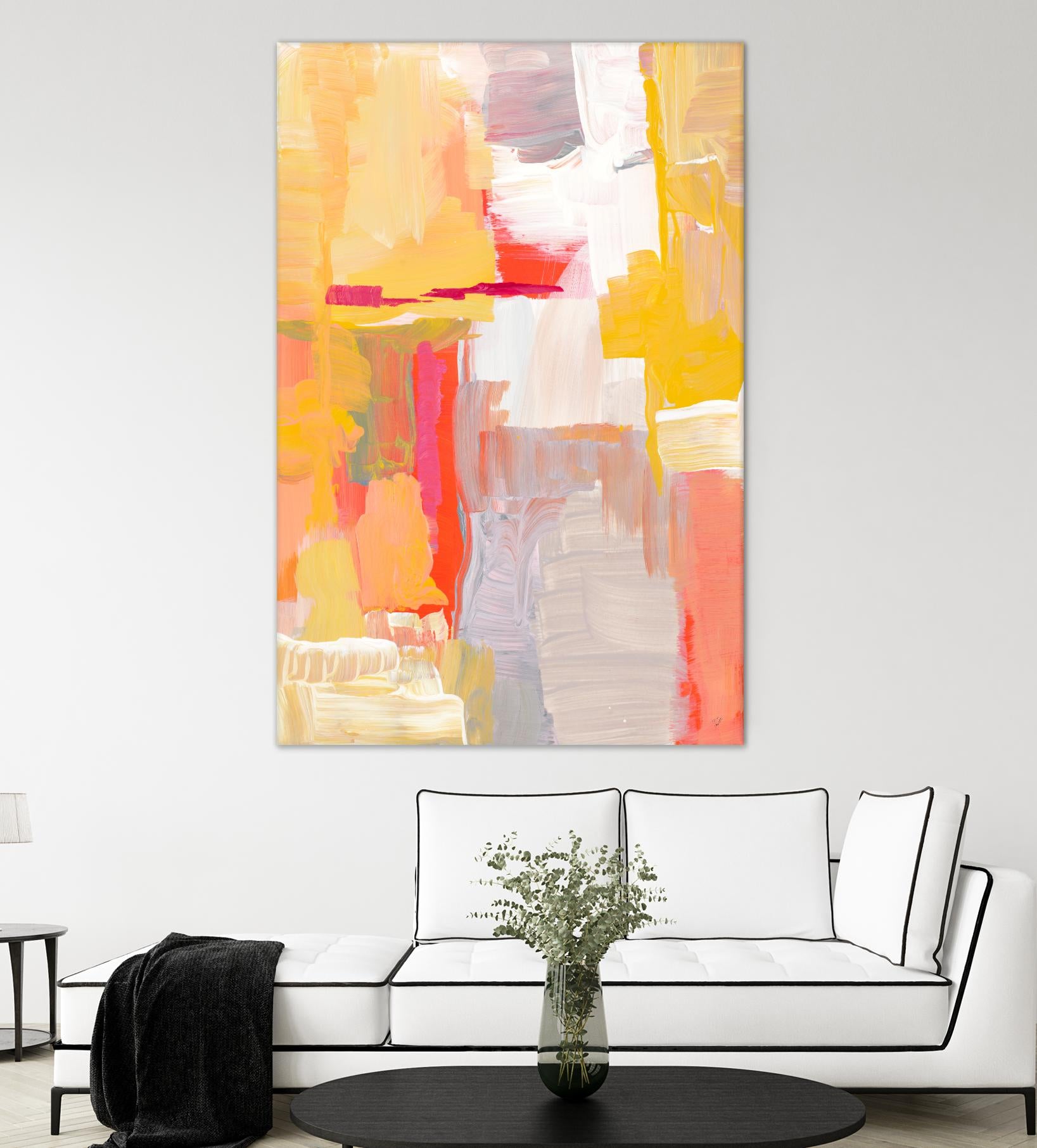 Joyful Morning by Lanie Loreth on GIANT ART - yellow abstract