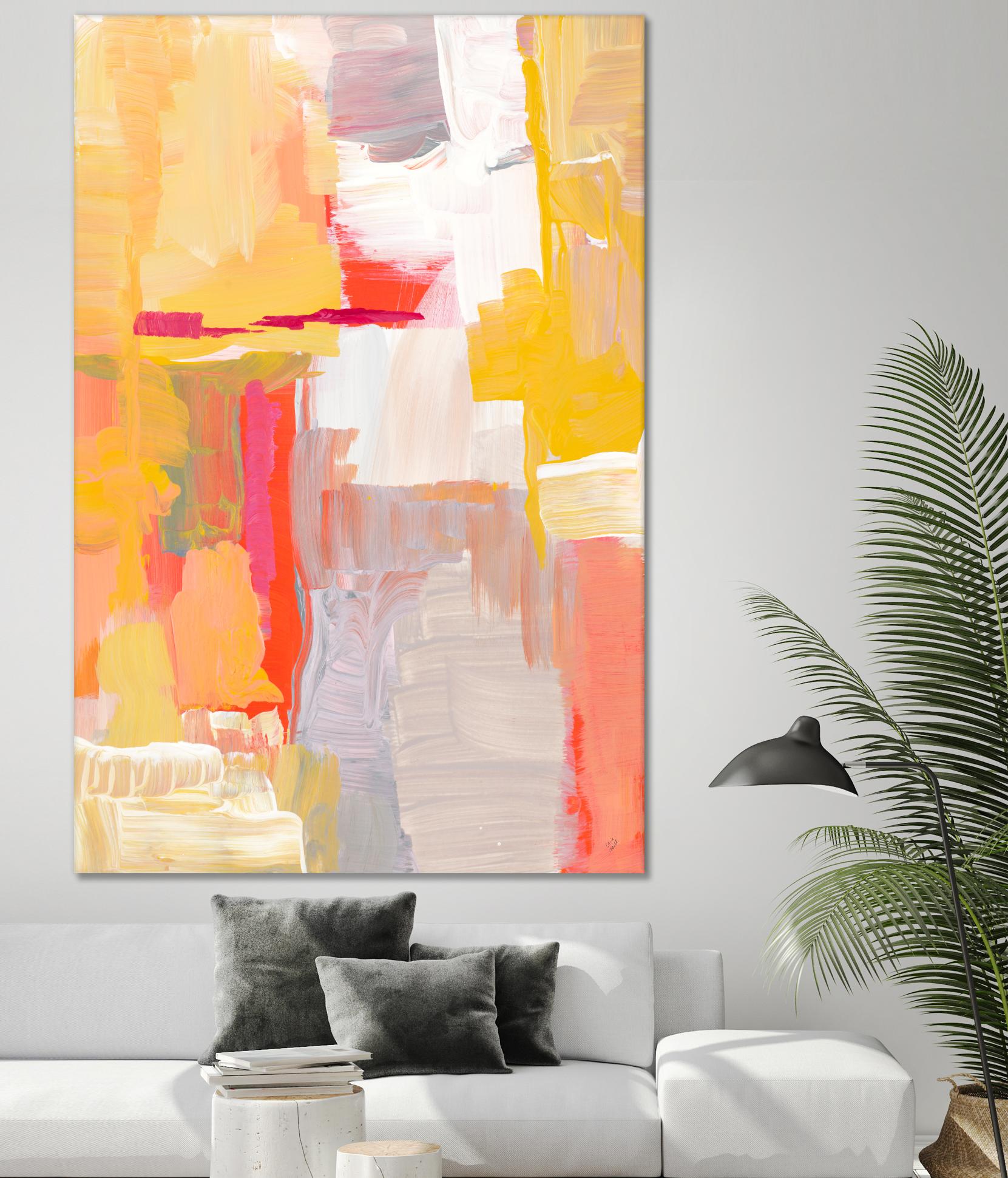 Joyful Morning by Lanie Loreth on GIANT ART - yellow abstract