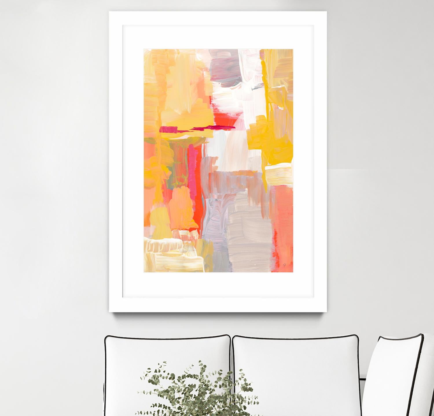 Joyful Morning by Lanie Loreth on GIANT ART - yellow abstract