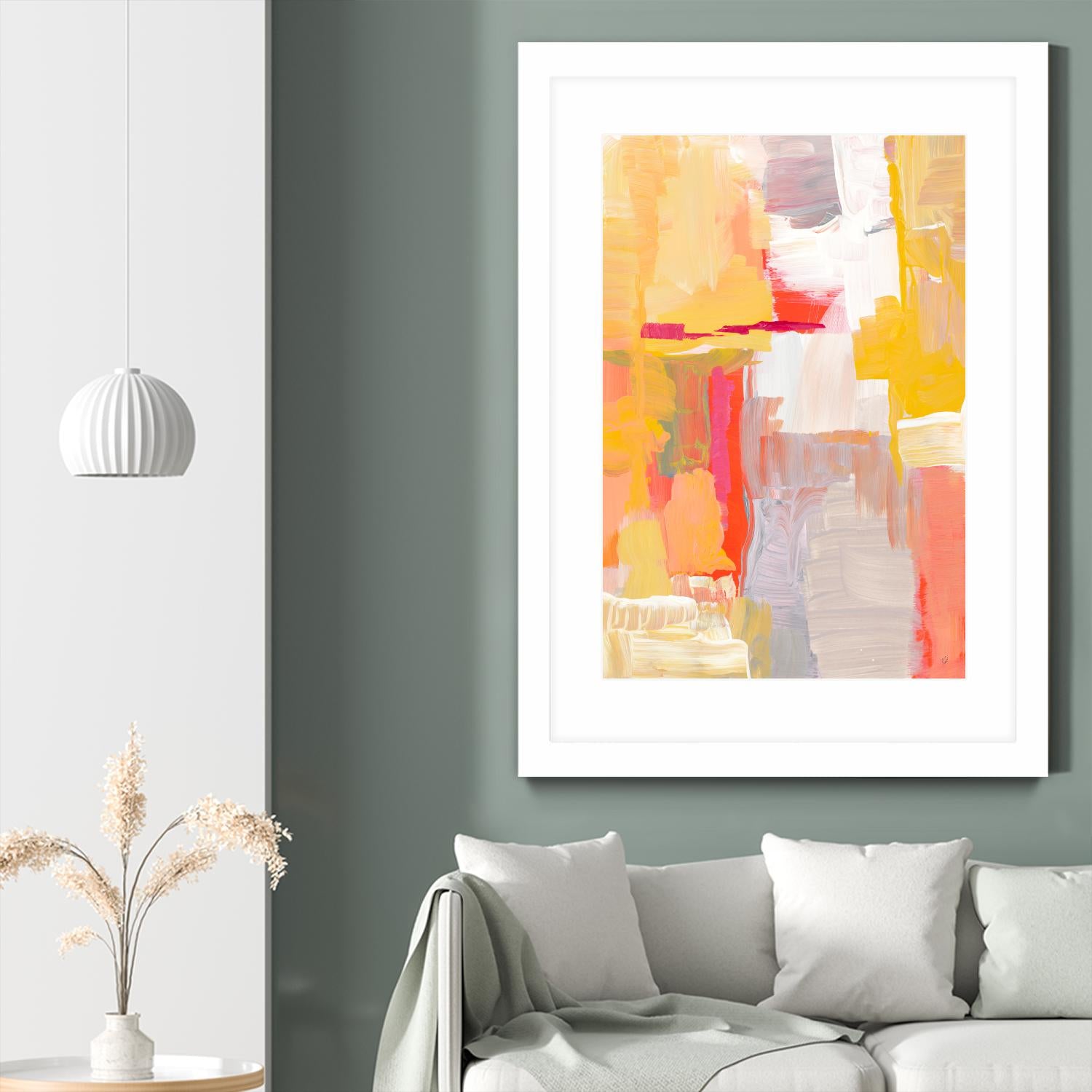 Joyful Morning by Lanie Loreth on GIANT ART - yellow abstract