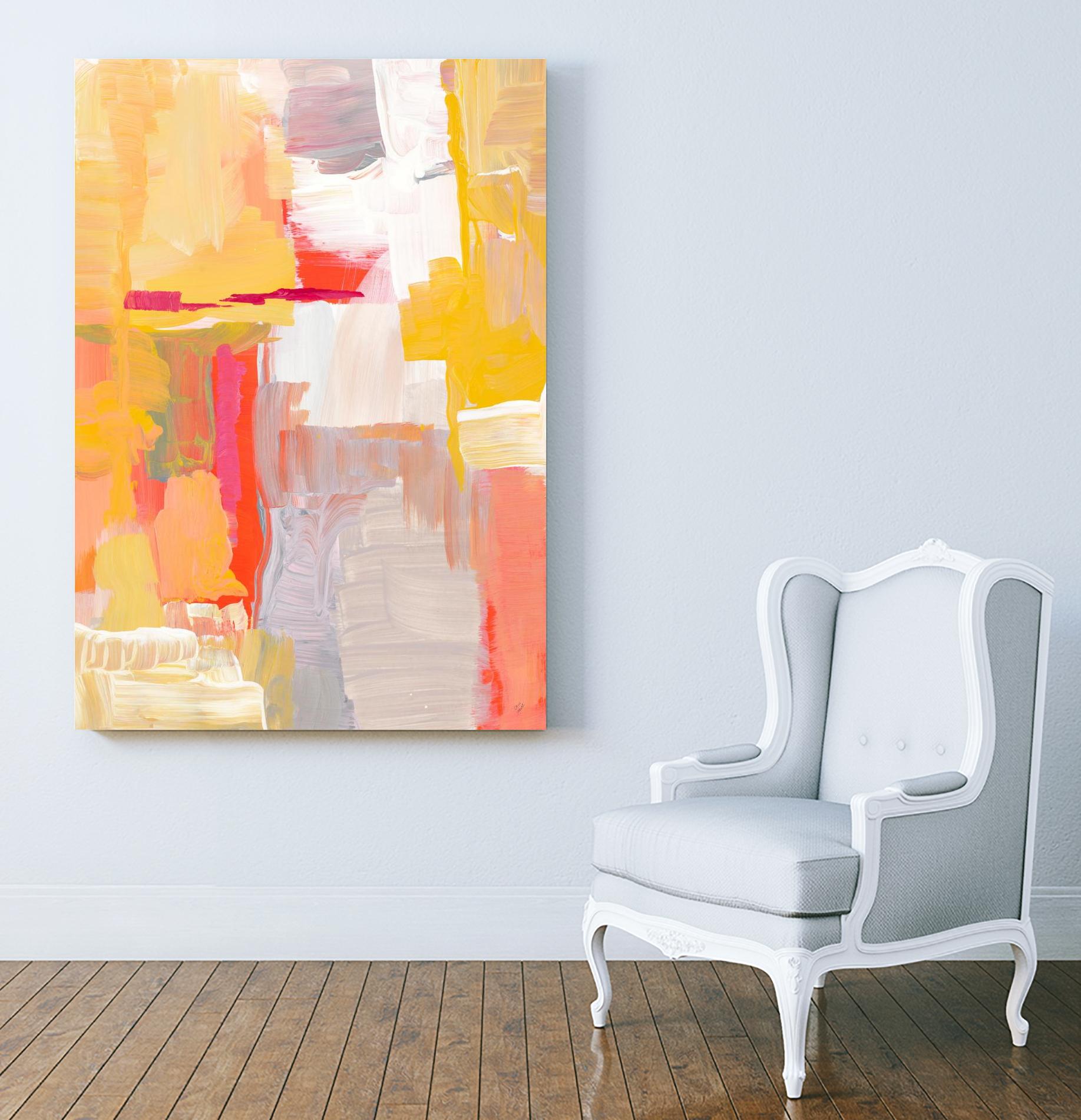 Joyful Morning by Lanie Loreth on GIANT ART - yellow abstract