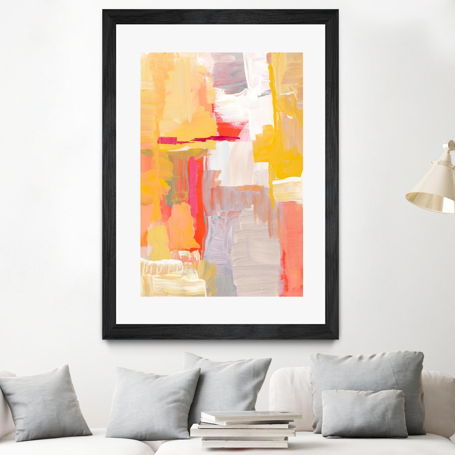 Joyful Morning by Lanie Loreth on GIANT ART - yellow abstract