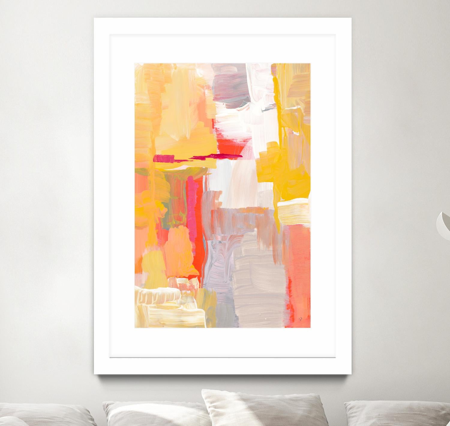 Joyful Morning by Lanie Loreth on GIANT ART - yellow abstract