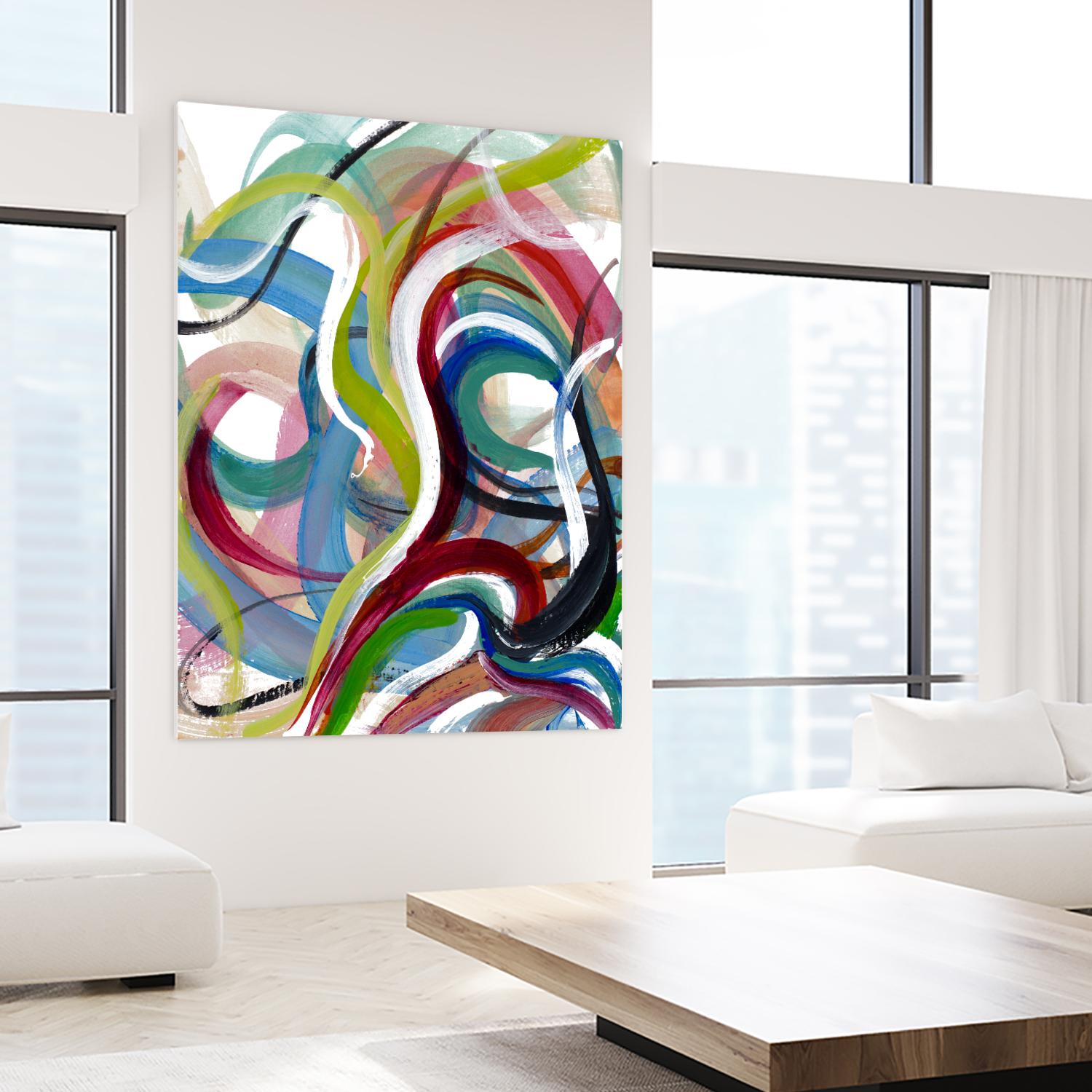 In Full Swing by Lanie Loreth on GIANT ART - multi abstract