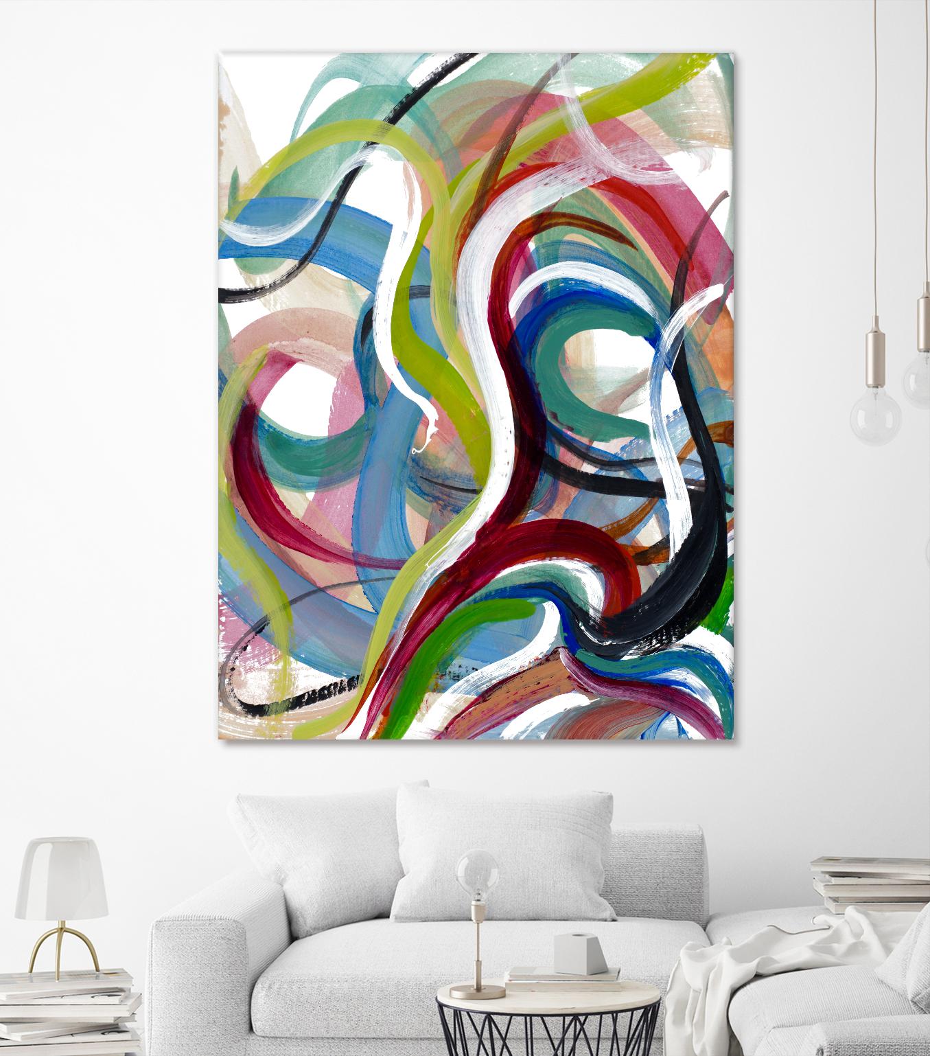In Full Swing by Lanie Loreth on GIANT ART - multi abstract