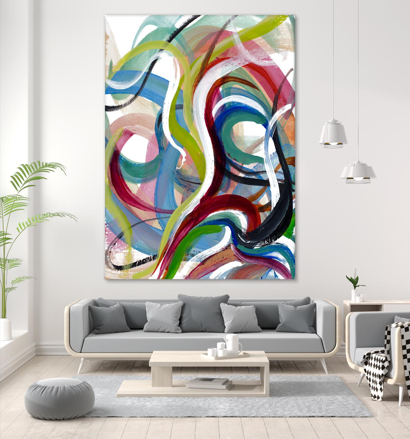 In Full Swing by Lanie Loreth on GIANT ART - multi abstract