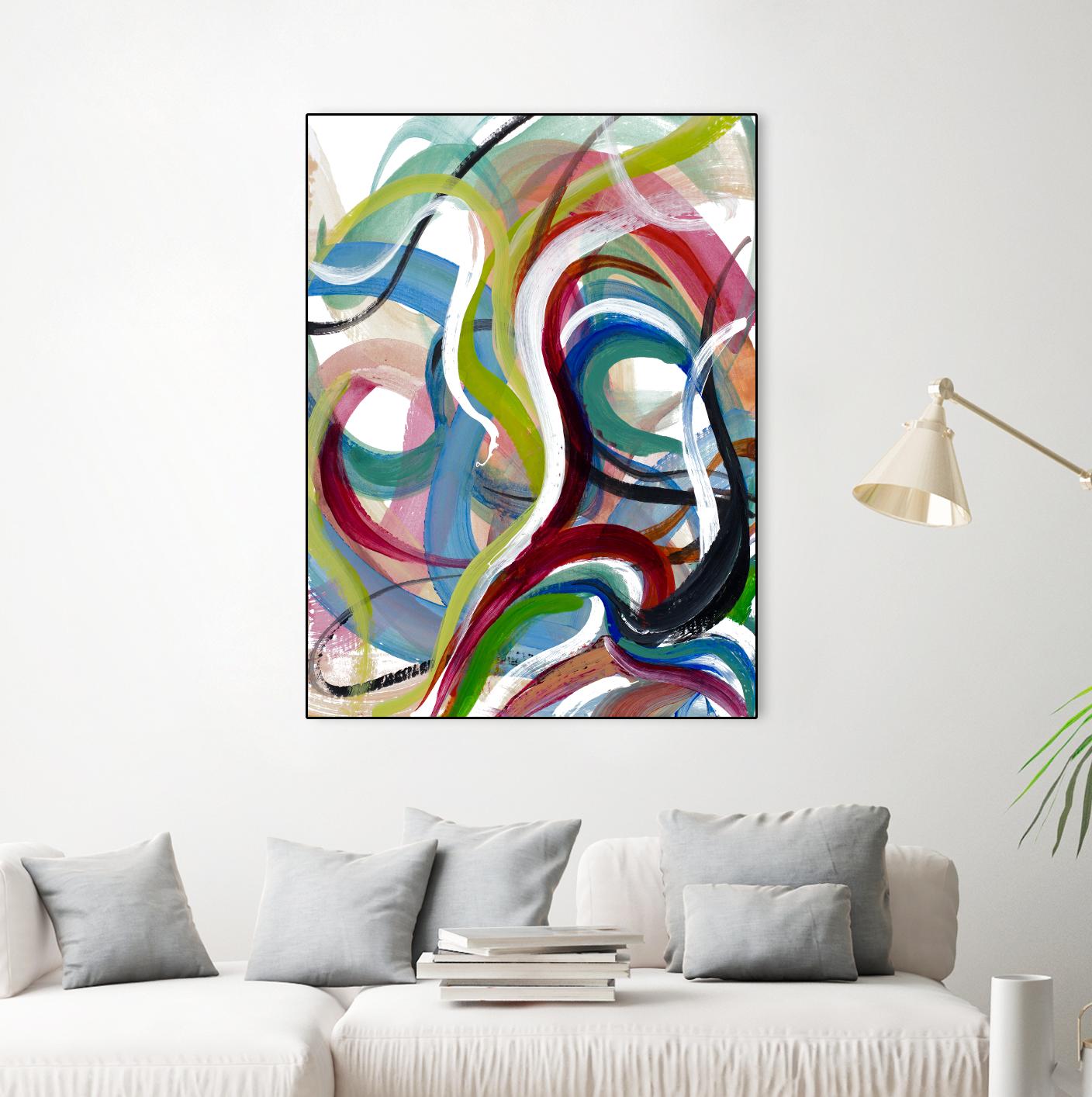 In Full Swing by Lanie Loreth on GIANT ART - multi abstract