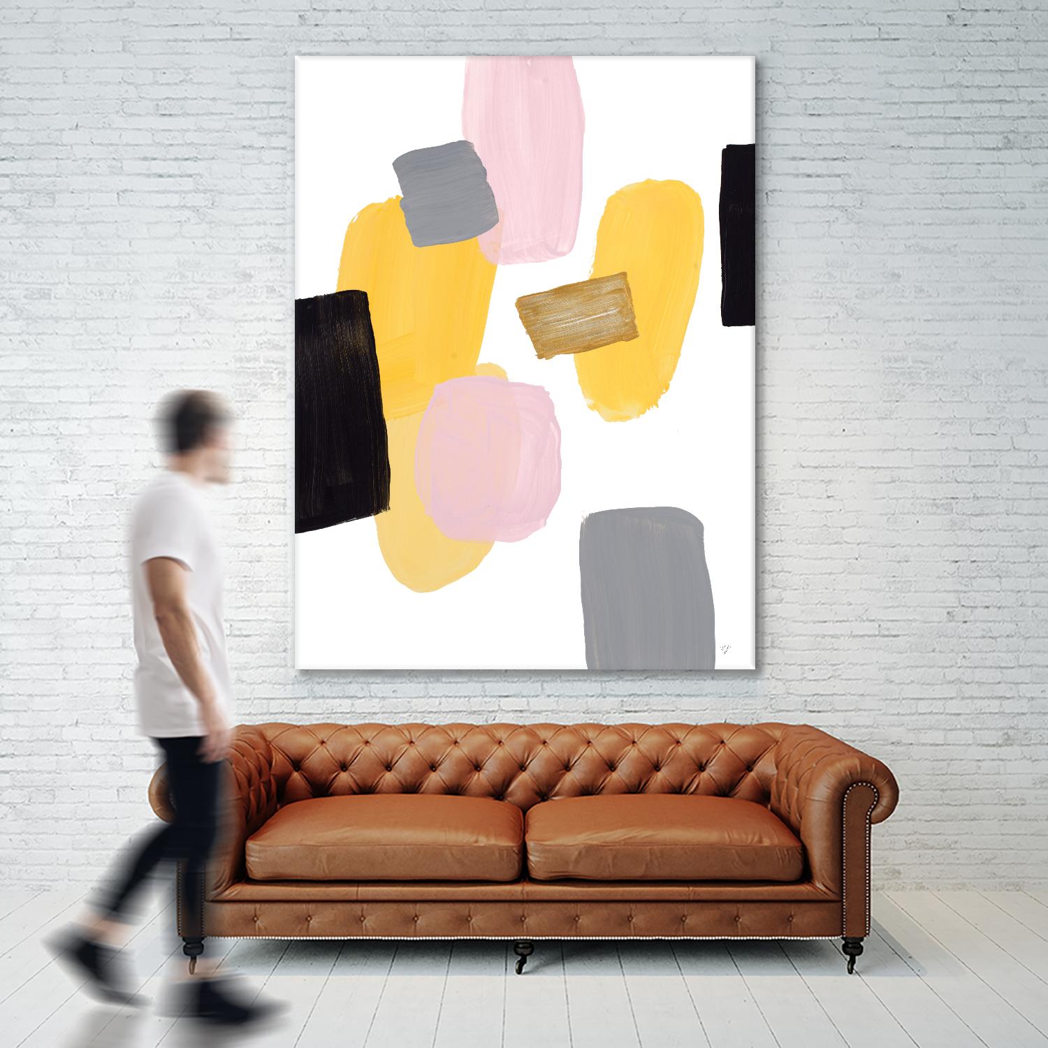 Floating Shapes I by Lanie Loreth on GIANT ART - multi abstract