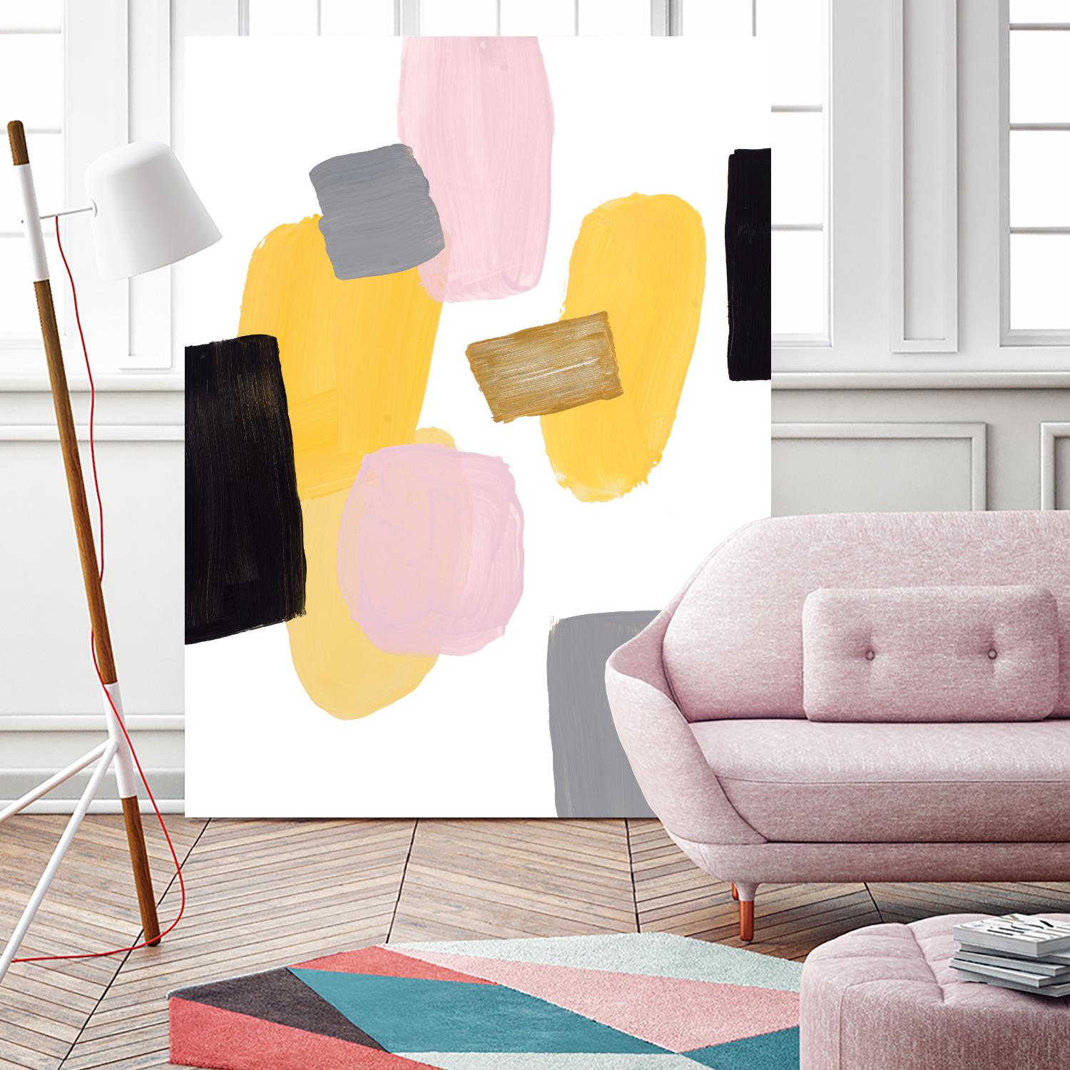 Floating Shapes I by Lanie Loreth on GIANT ART - multi abstract