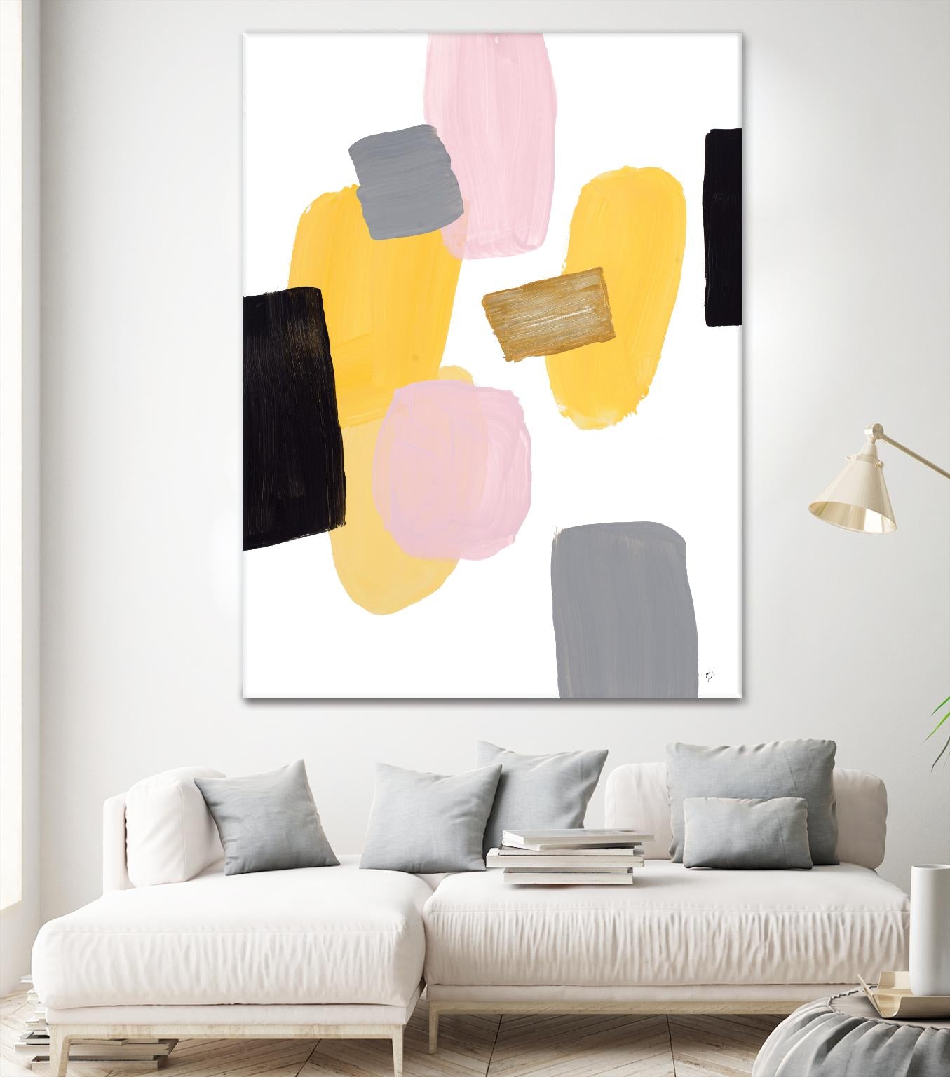 Floating Shapes I by Lanie Loreth on GIANT ART - multi abstract