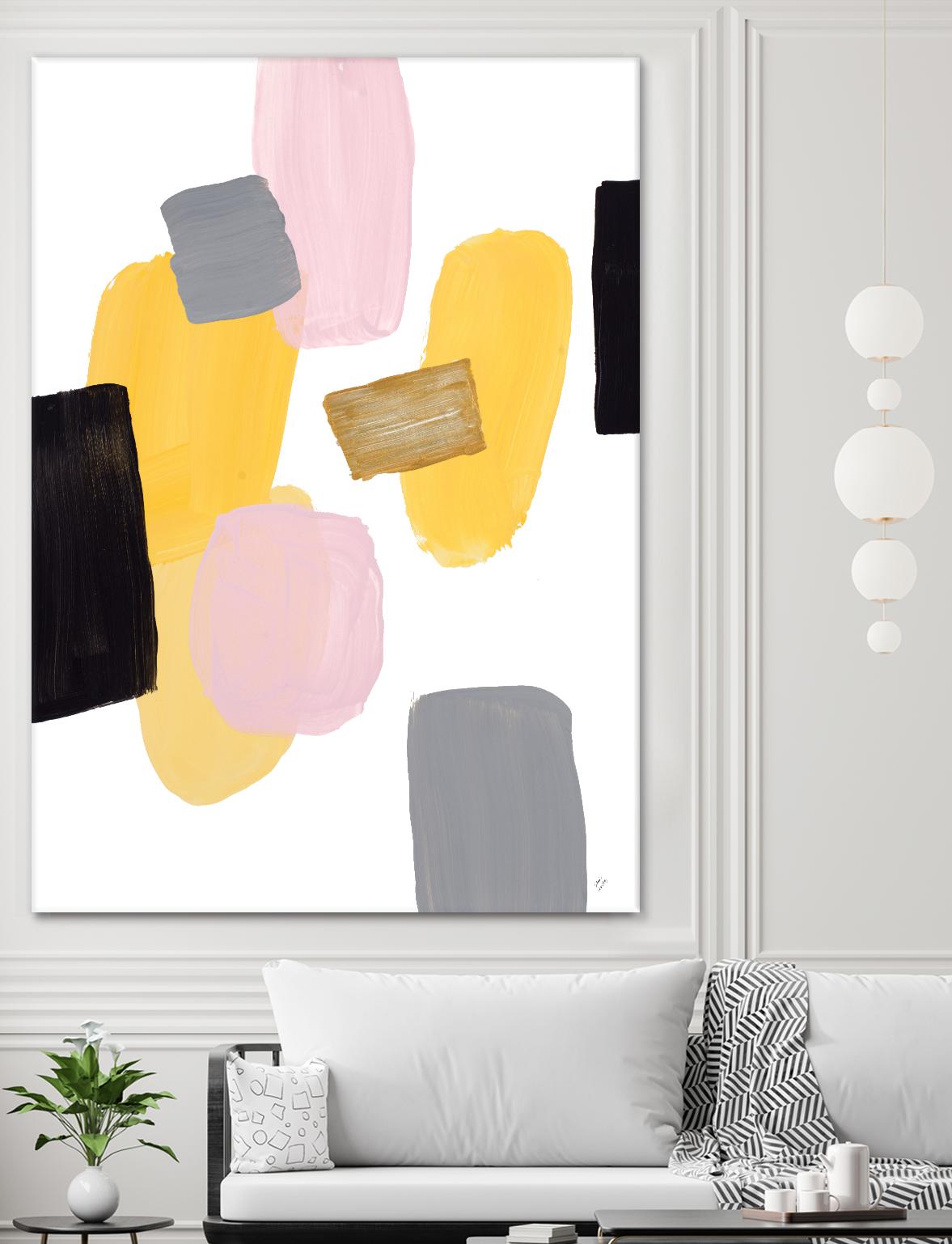 Floating Shapes I by Lanie Loreth on GIANT ART - multi abstract