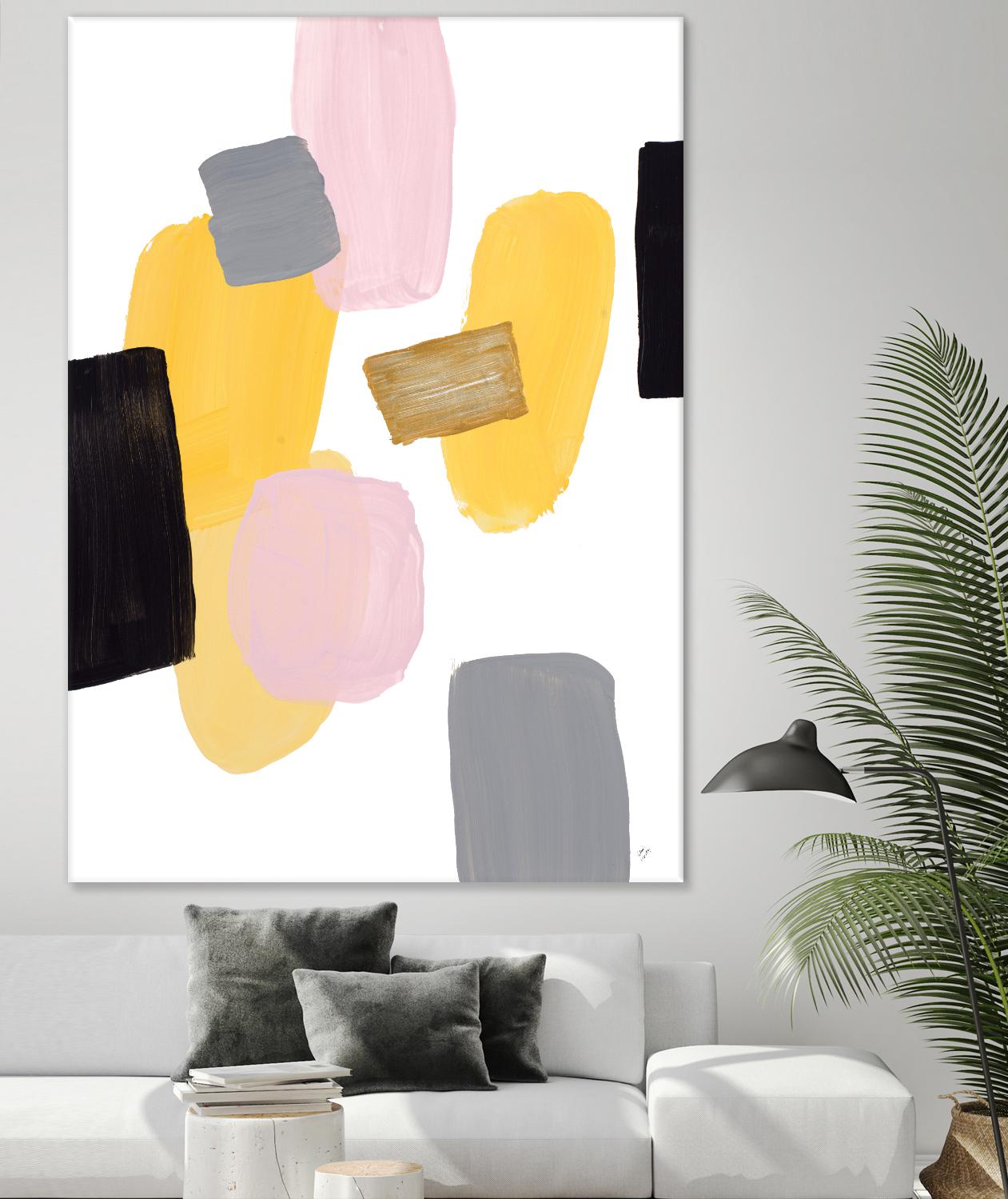 Floating Shapes I by Lanie Loreth on GIANT ART - multi abstract