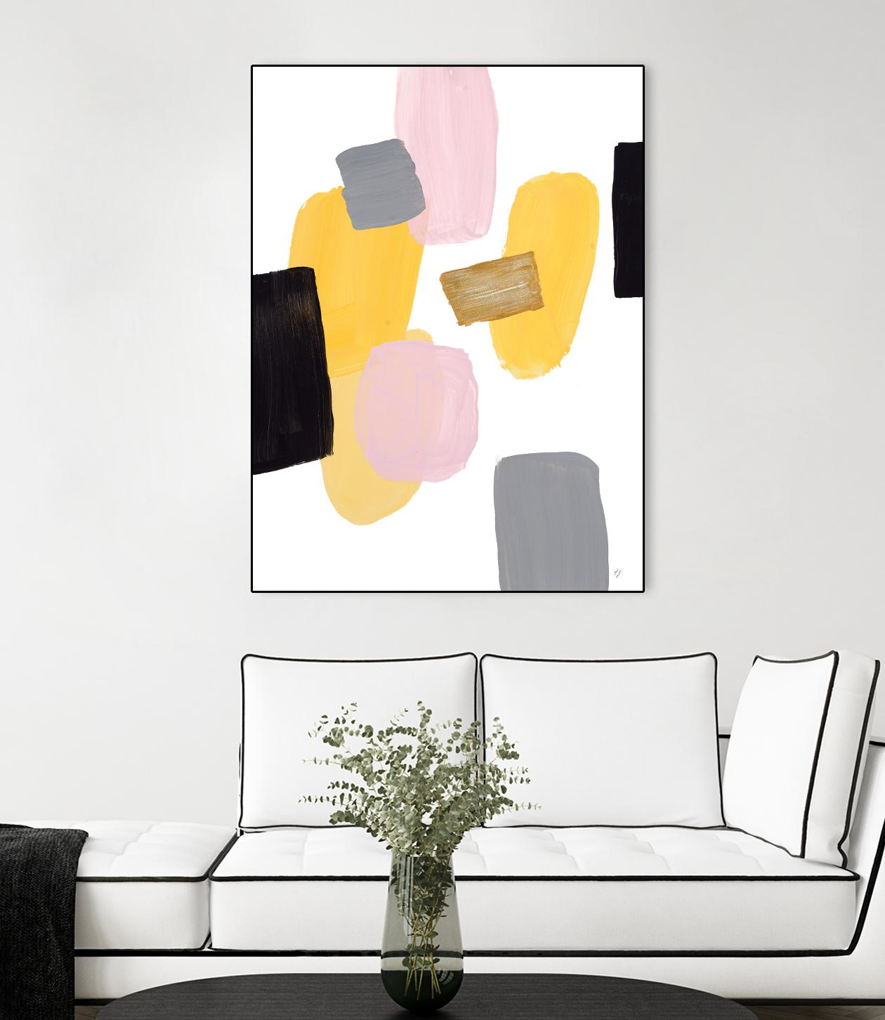 Floating Shapes I by Lanie Loreth on GIANT ART - multi abstract