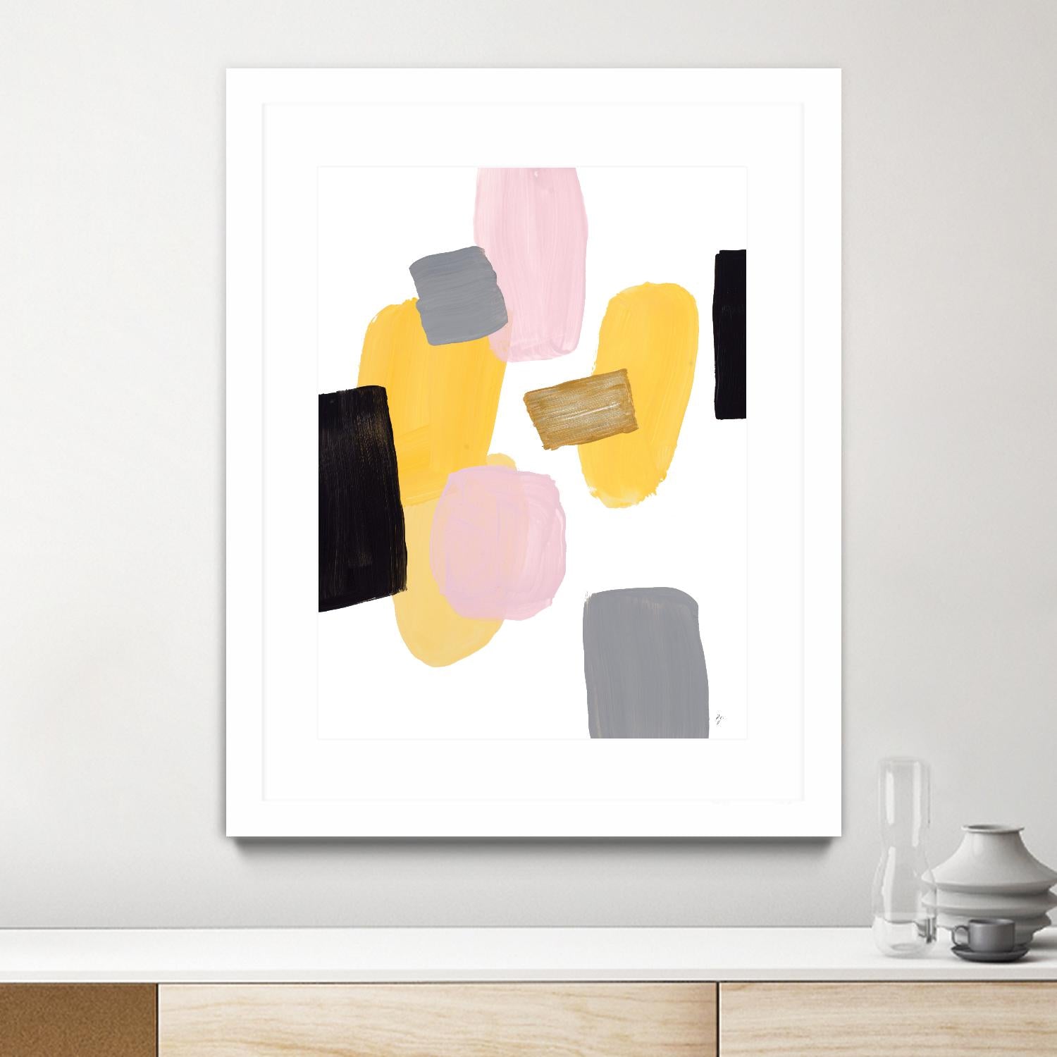 Floating Shapes I by Lanie Loreth on GIANT ART - multi abstract