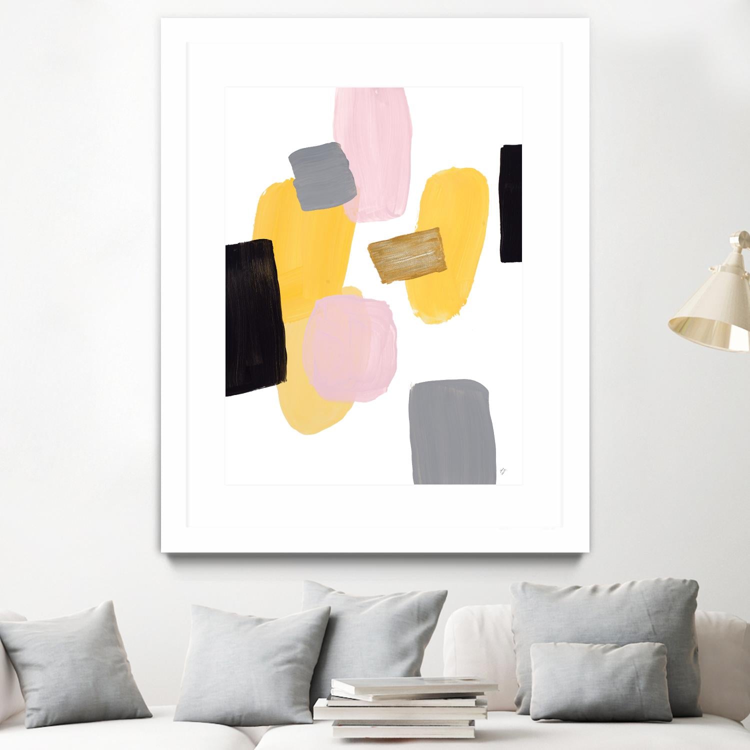 Floating Shapes I by Lanie Loreth on GIANT ART - multi abstract