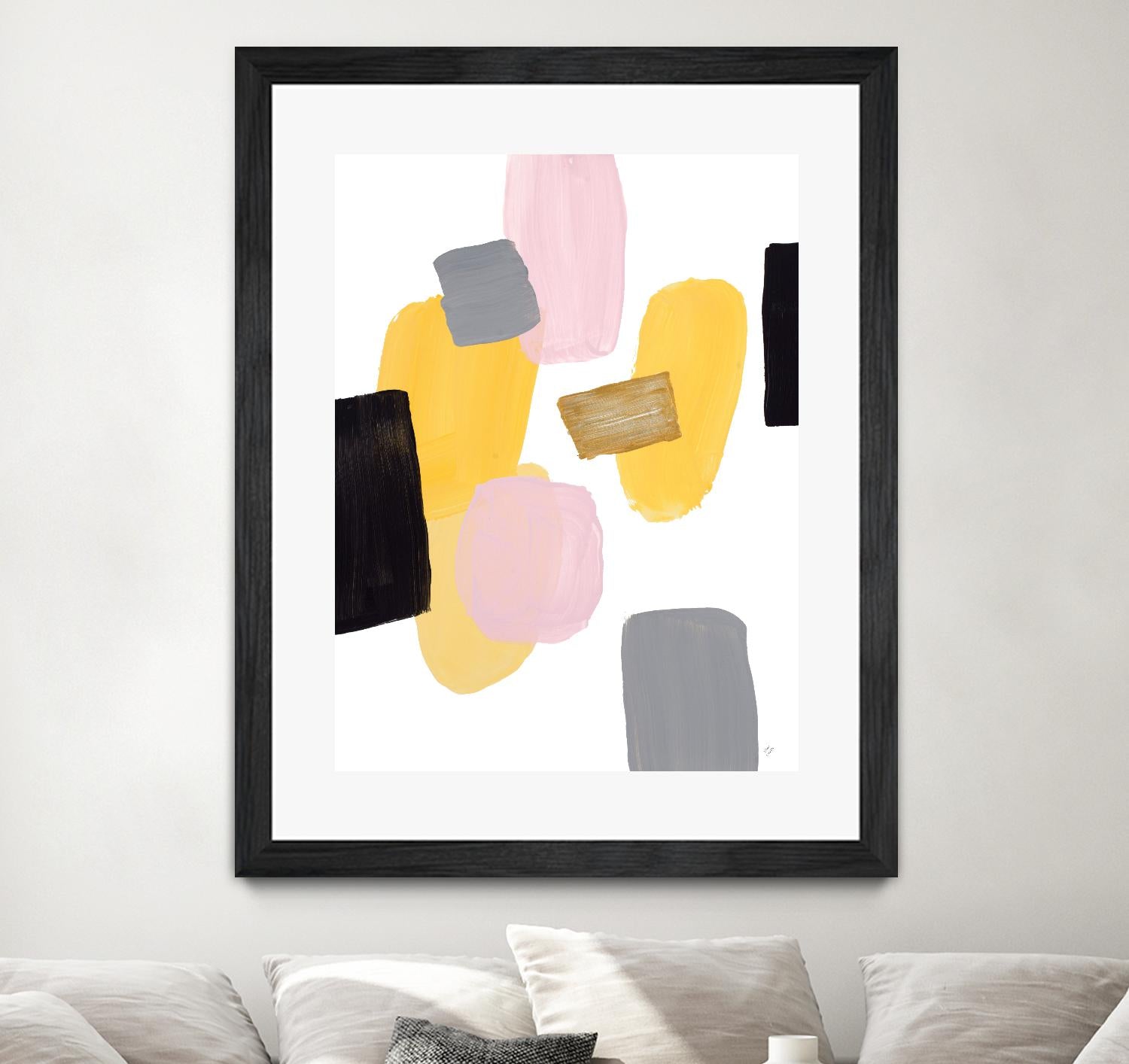 Floating Shapes I by Lanie Loreth on GIANT ART - multi abstract