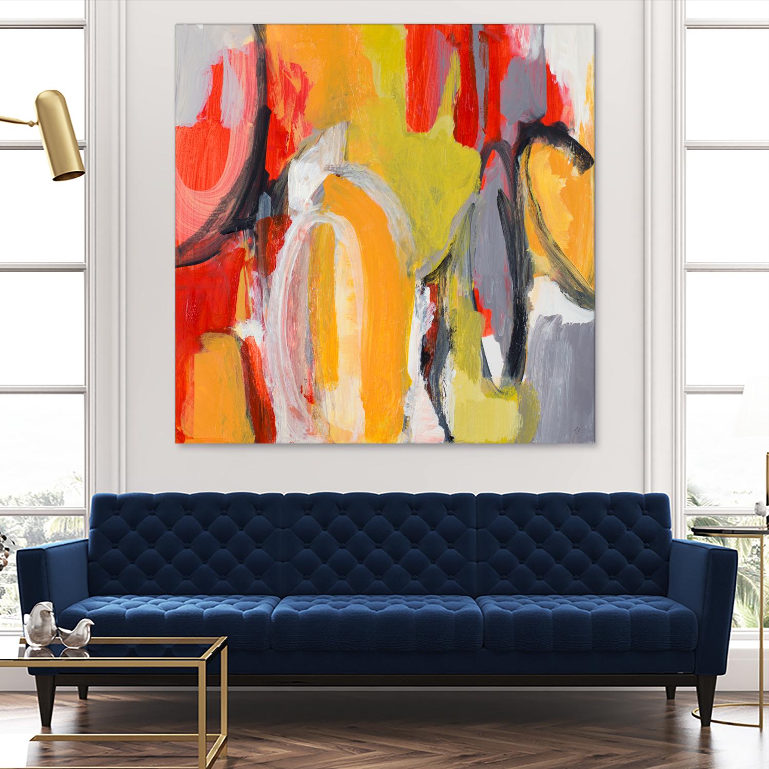 City Symphony I by Lanie Loreth on GIANT ART - multi abstract