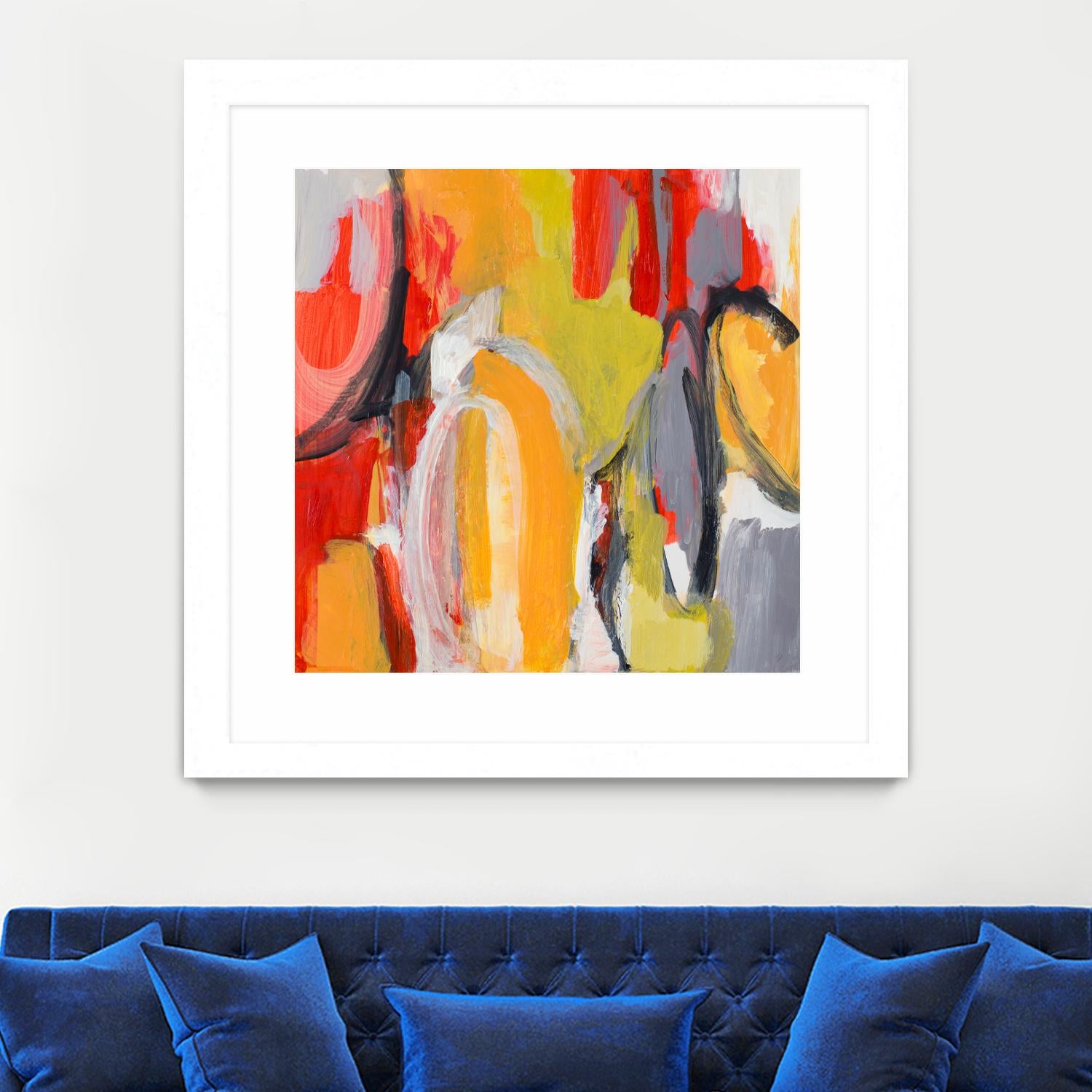 City Symphony I by Lanie Loreth on GIANT ART - multi abstract