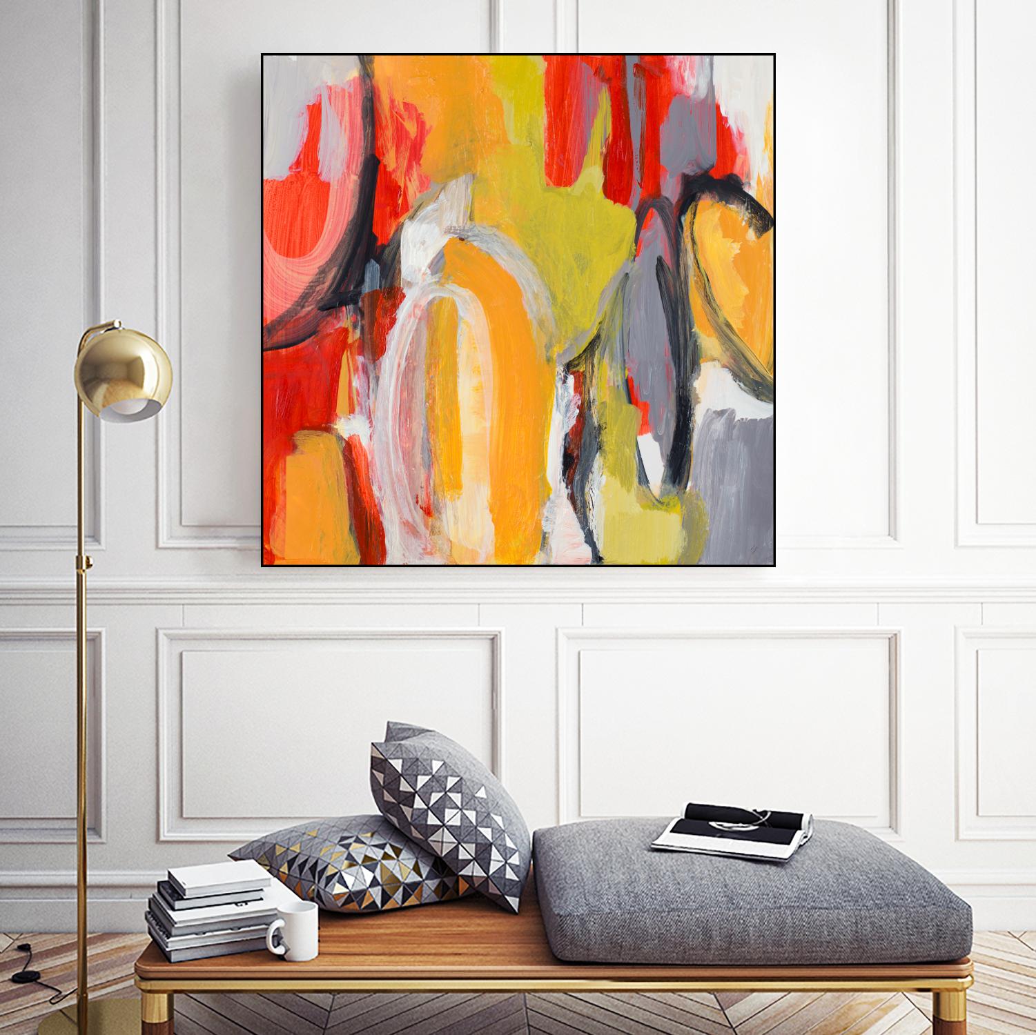 City Symphony I by Lanie Loreth on GIANT ART - multi abstract