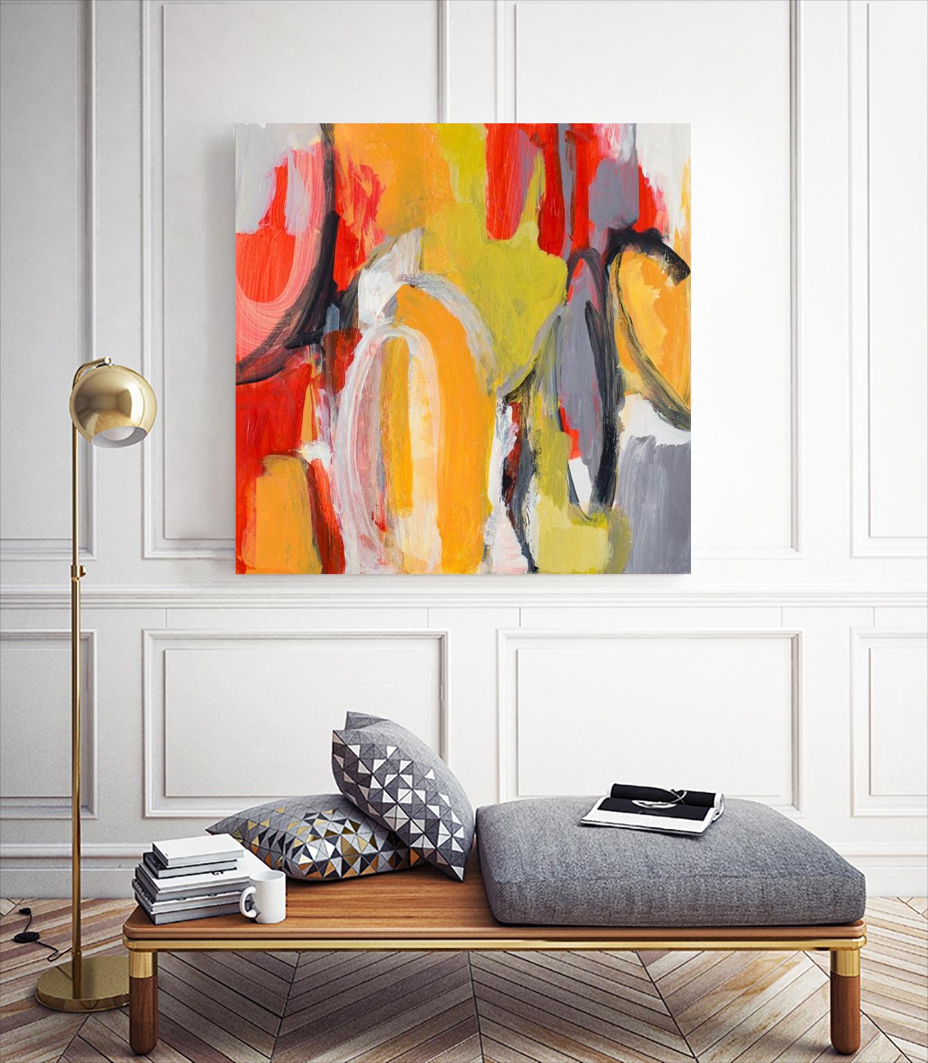 City Symphony I by Lanie Loreth on GIANT ART - multi abstract