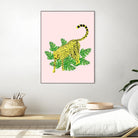 Cheetah on the Lookout II by Jen Bucheli on GIANT ART - multi wildlife