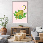 Cheetah on the Lookout II by Jen Bucheli on GIANT ART - multi wildlife