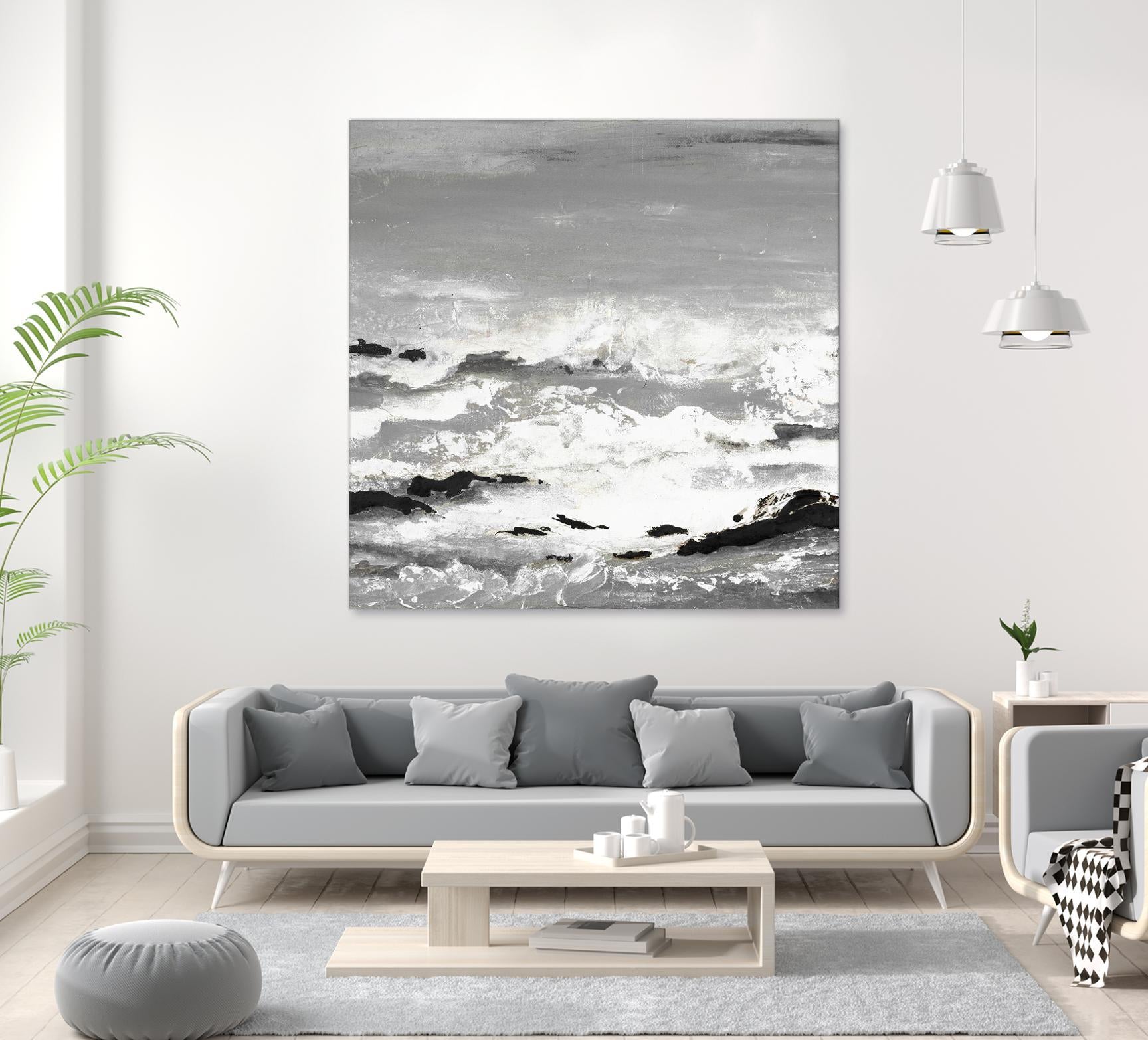 Rocks and Waves by Patricia Pinto on GIANT ART - coastal