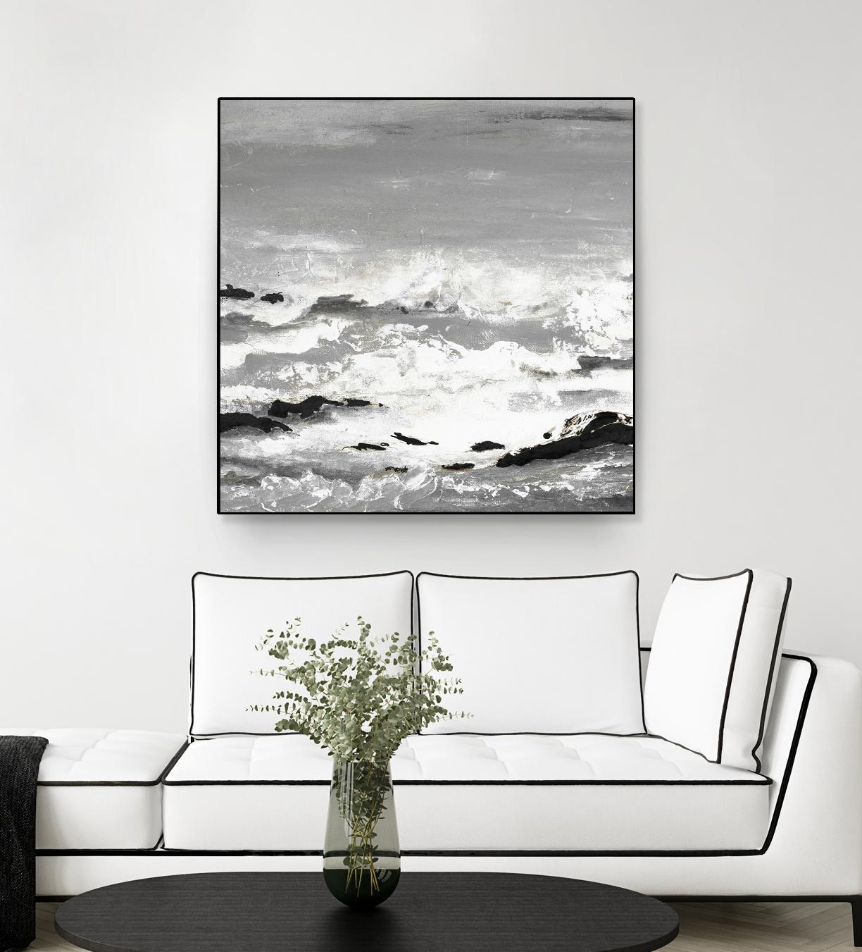 Rocks and Waves by Patricia Pinto on GIANT ART - coastal