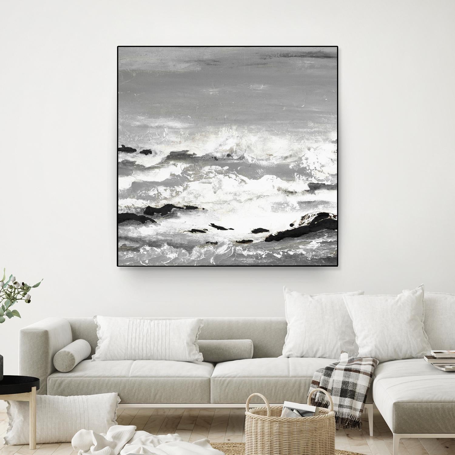Rocks and Waves by Patricia Pinto on GIANT ART - coastal
